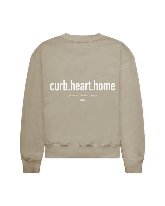 Woodbird Female WBCupe Home Crew Sweats Khaki