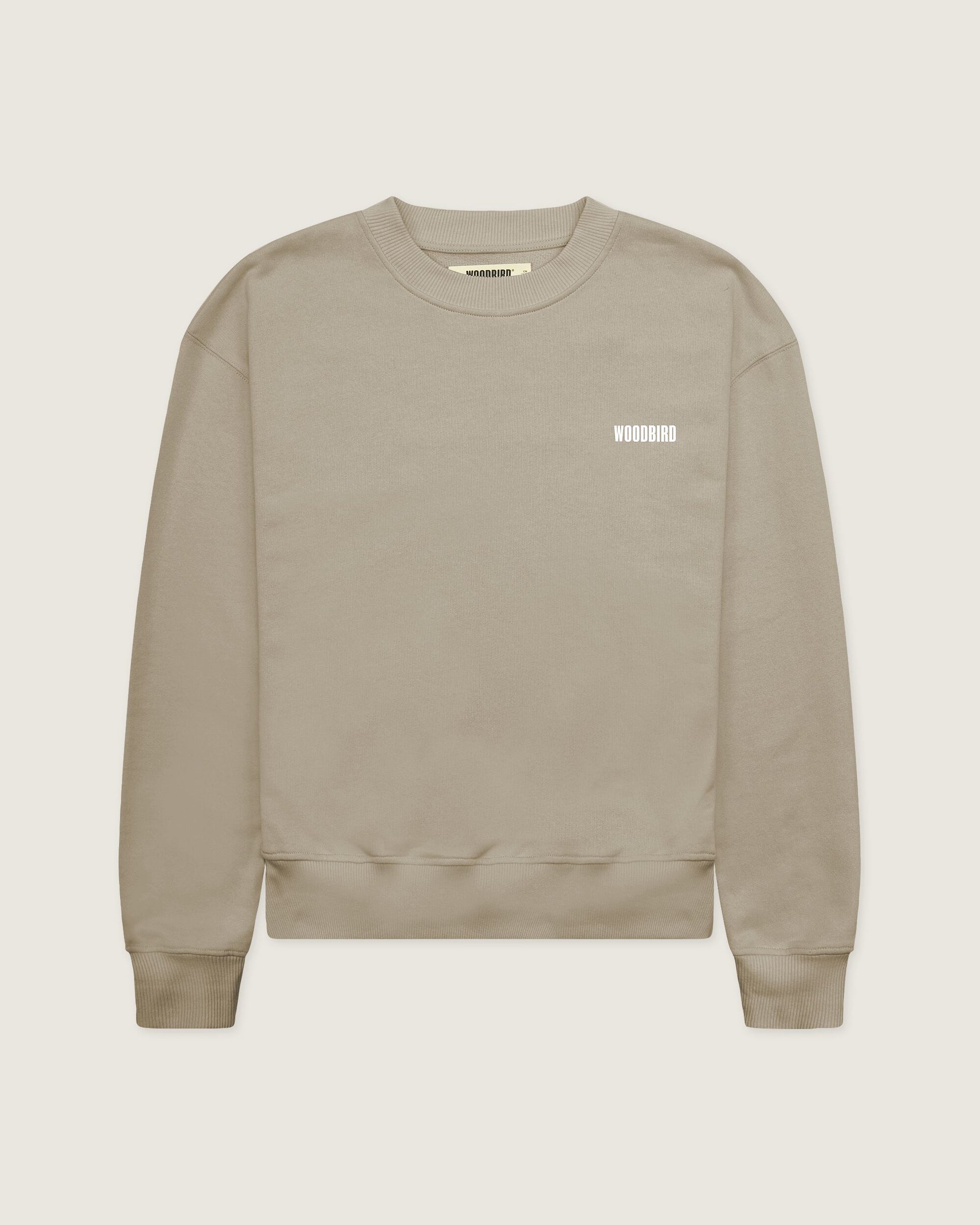 Woodbird Female WBCupe Home Crew Sweats Khaki
