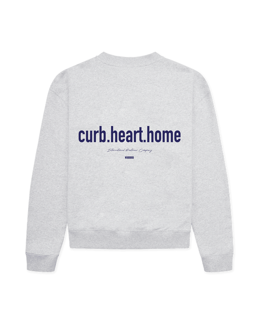 Woodbird Female WBCupe Home Crew Sweats Snow Melange