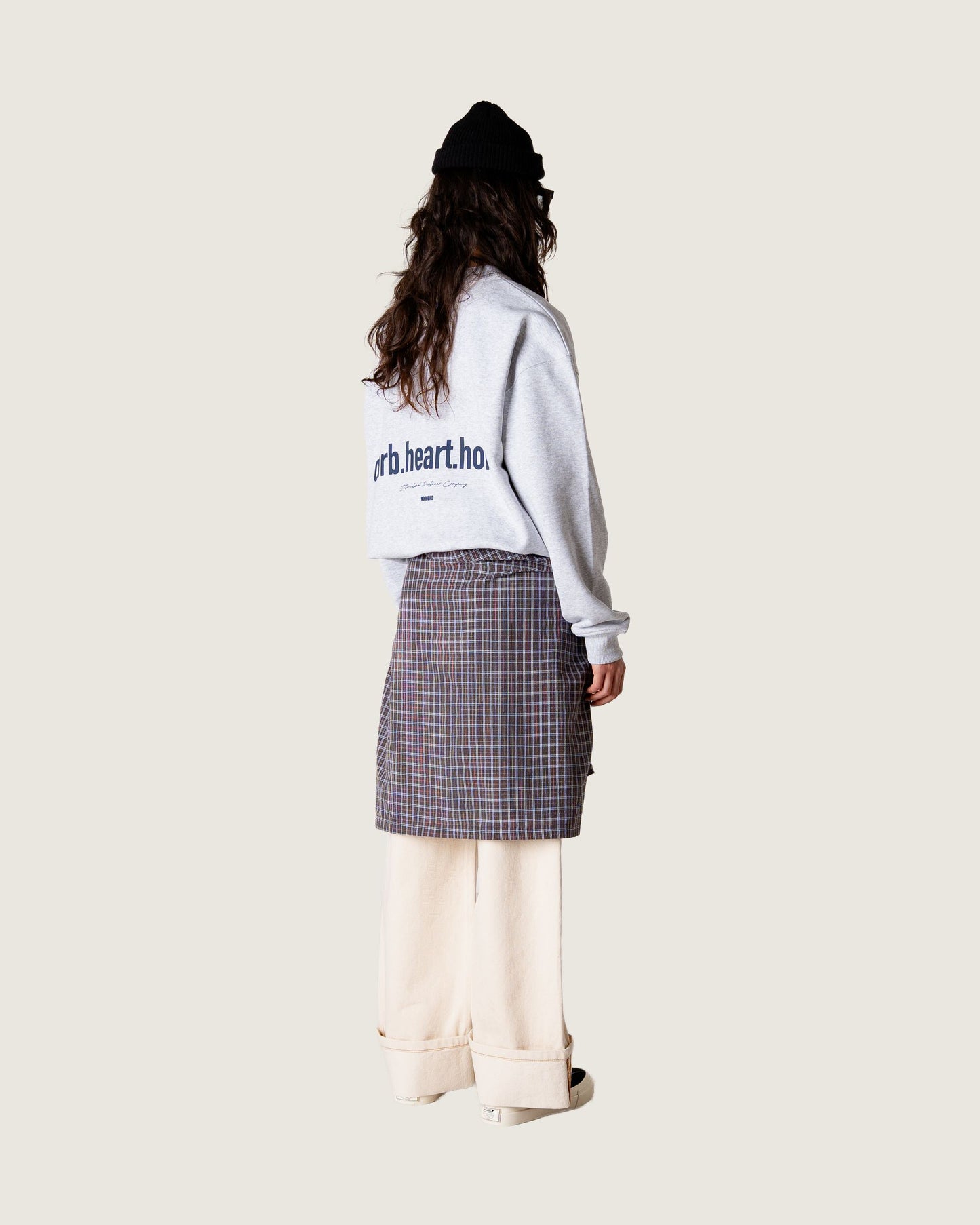 Woodbird Female WBCupe Home Crew Sweats Snow Melange