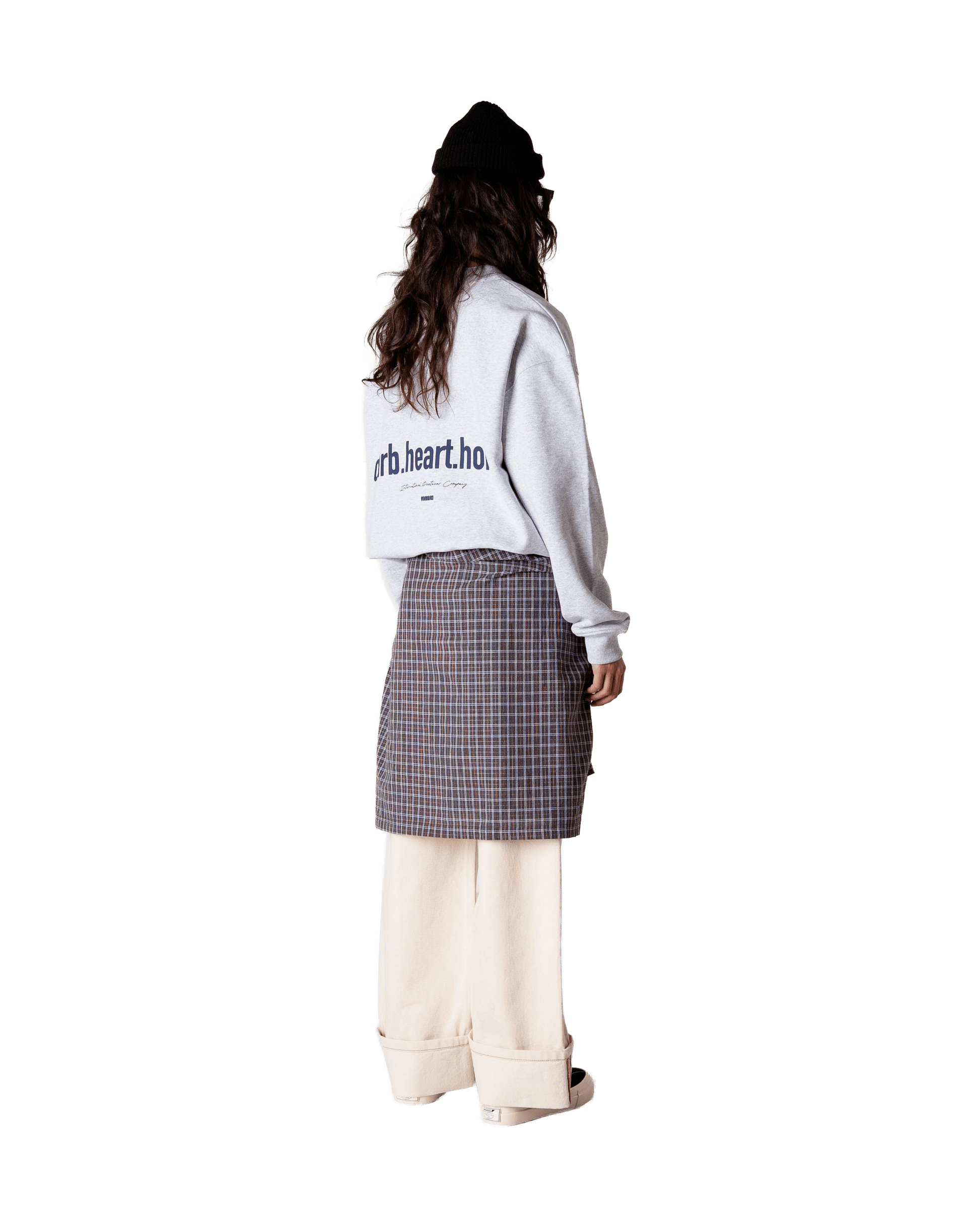 Woodbird Female WBCupe Home Crew Sweats Snow Melange