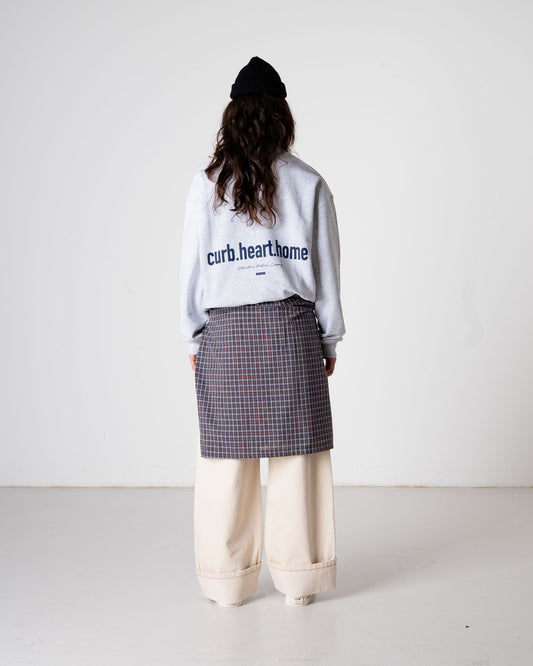 Woodbird Female WBCupe Home Crew Sweats Snow Melange