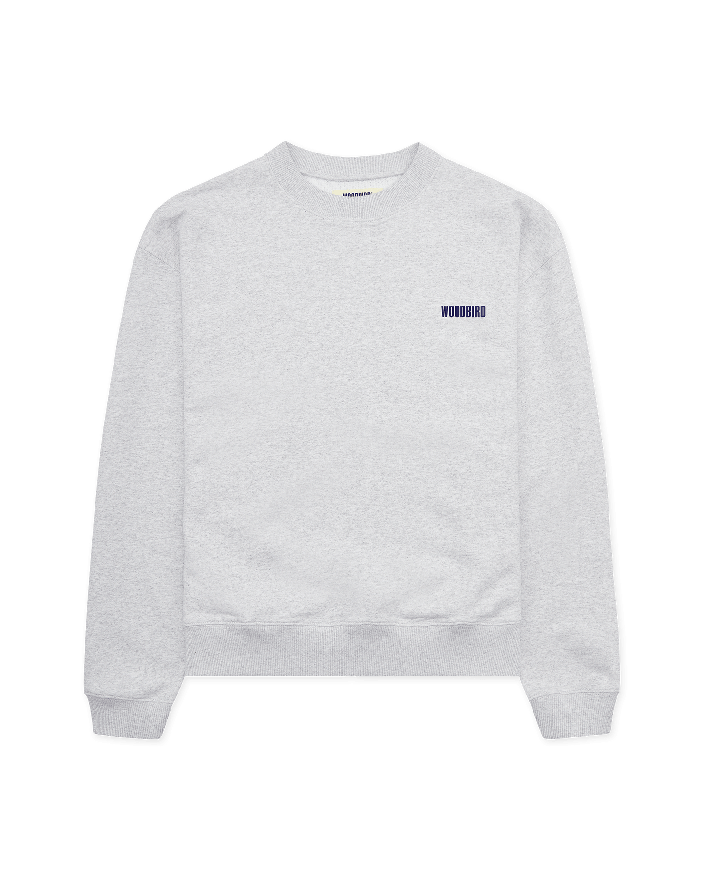 Woodbird Female WBCupe Home Crew Sweats Snow Melange