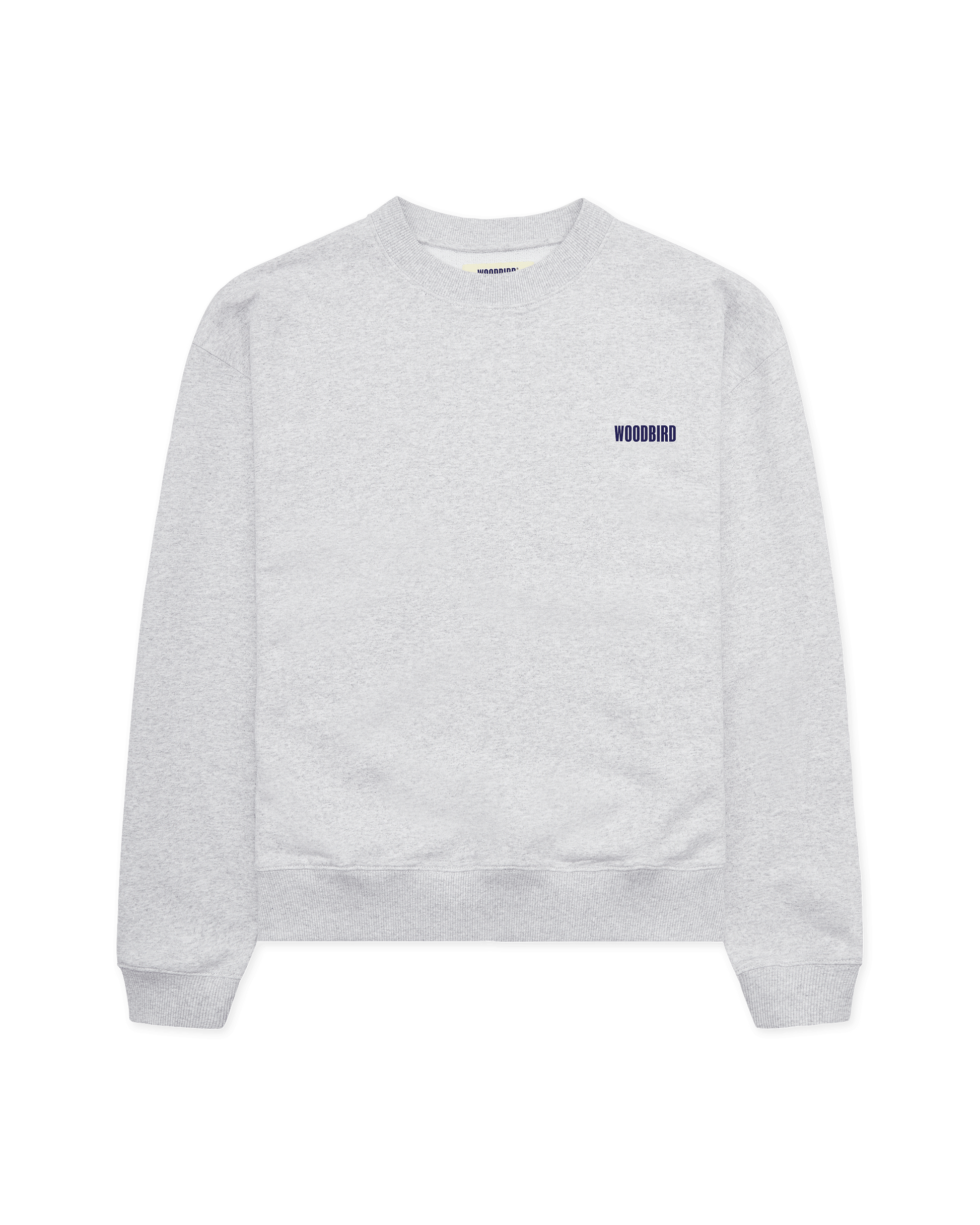 Woodbird Female WBCupe Home Crew Sweats Snow Melange