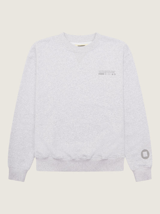 Woodbird Female WBCupe Tech Crew Sweats Light Grey Melange