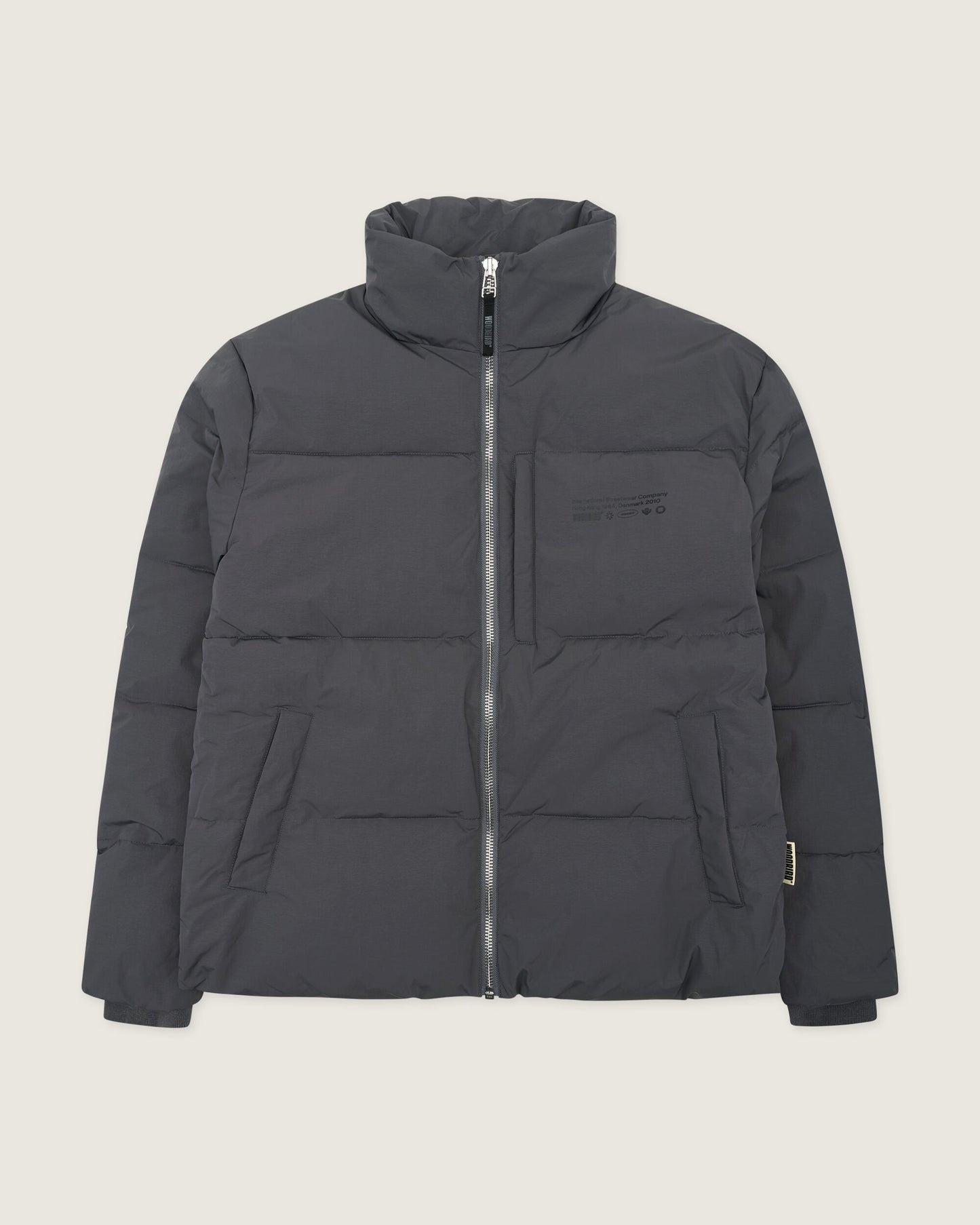 Woodbird WBDapper Puff Jacket Outerwear Antra Grey