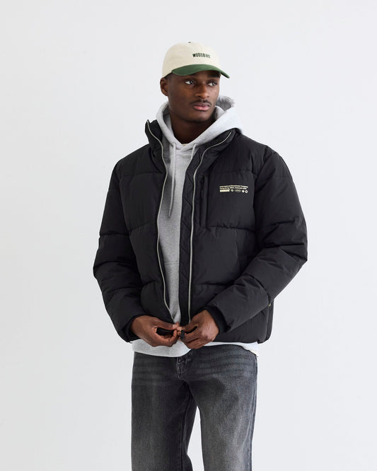 Woodbird WBDapper Puff Jacket Outerwear Black