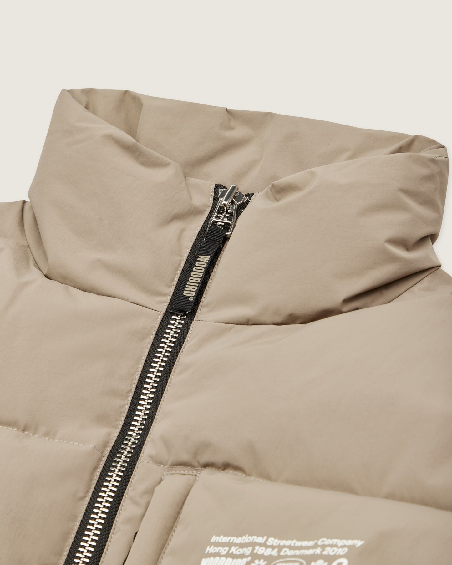 Woodbird WBDapper Puff Jacket Outerwear Stone