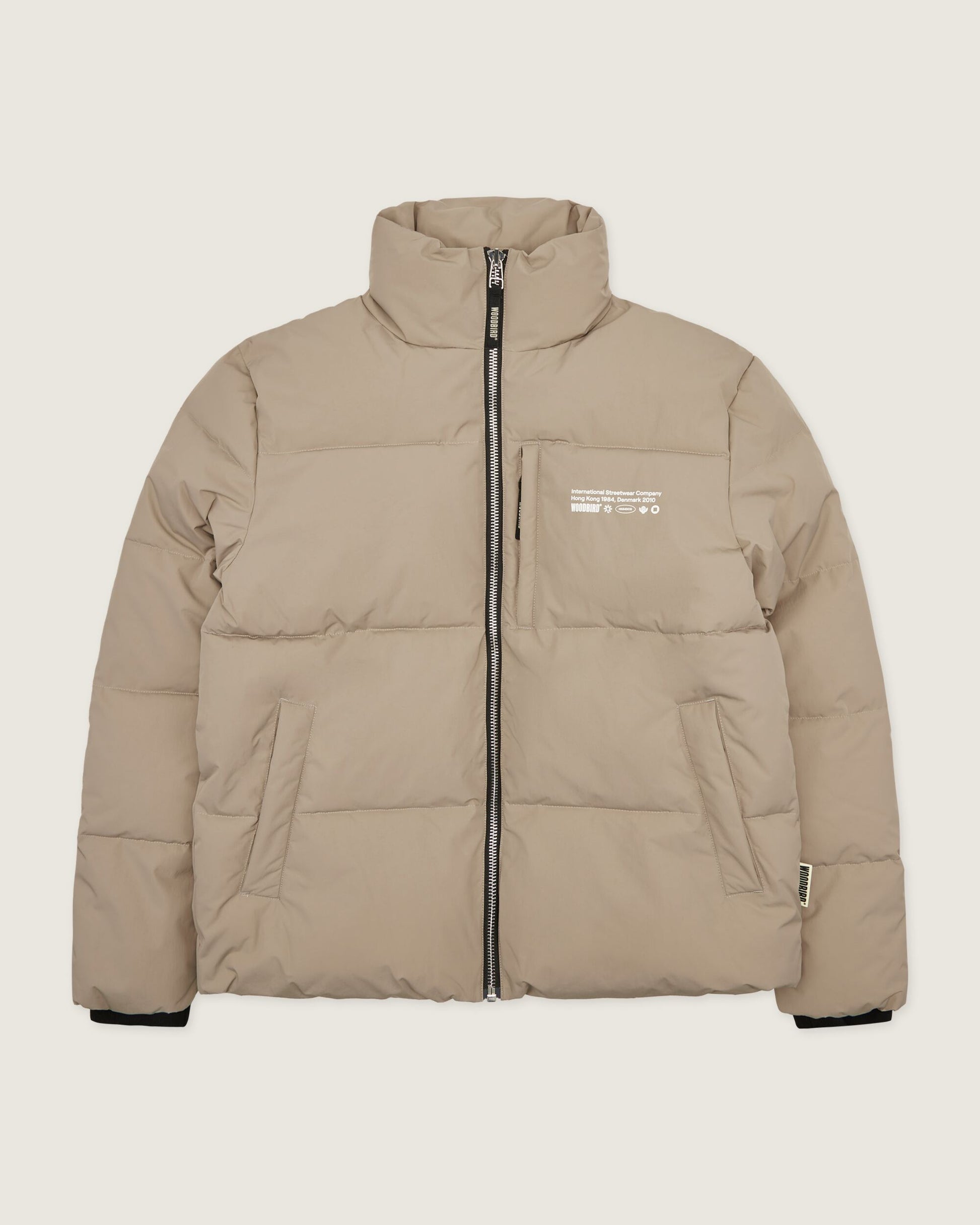 Woodbird WBDapper Puff Jacket Outerwear Stone