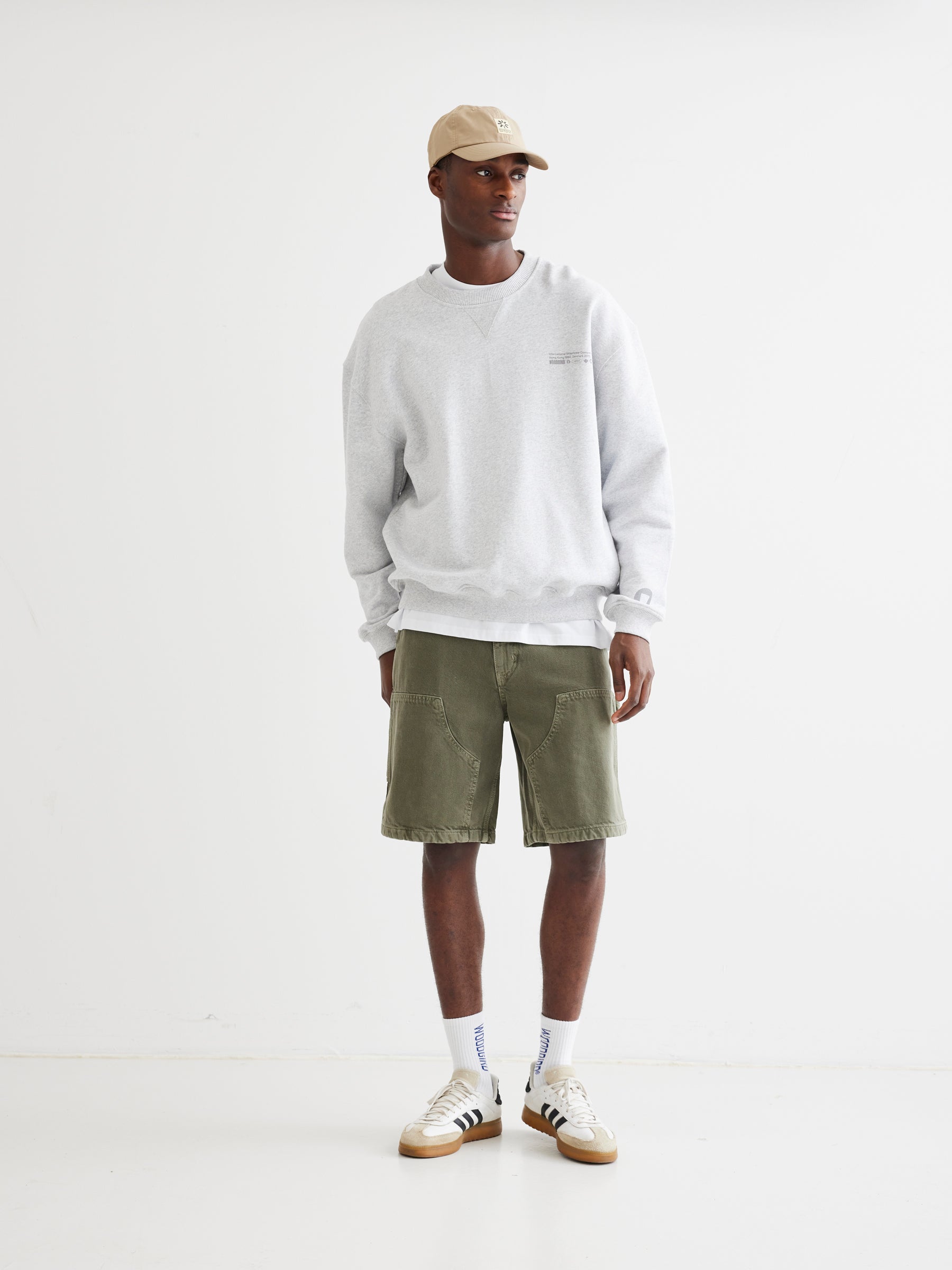 Woodbird WBDizzon Carpenter Shorts Shorts Dust Green