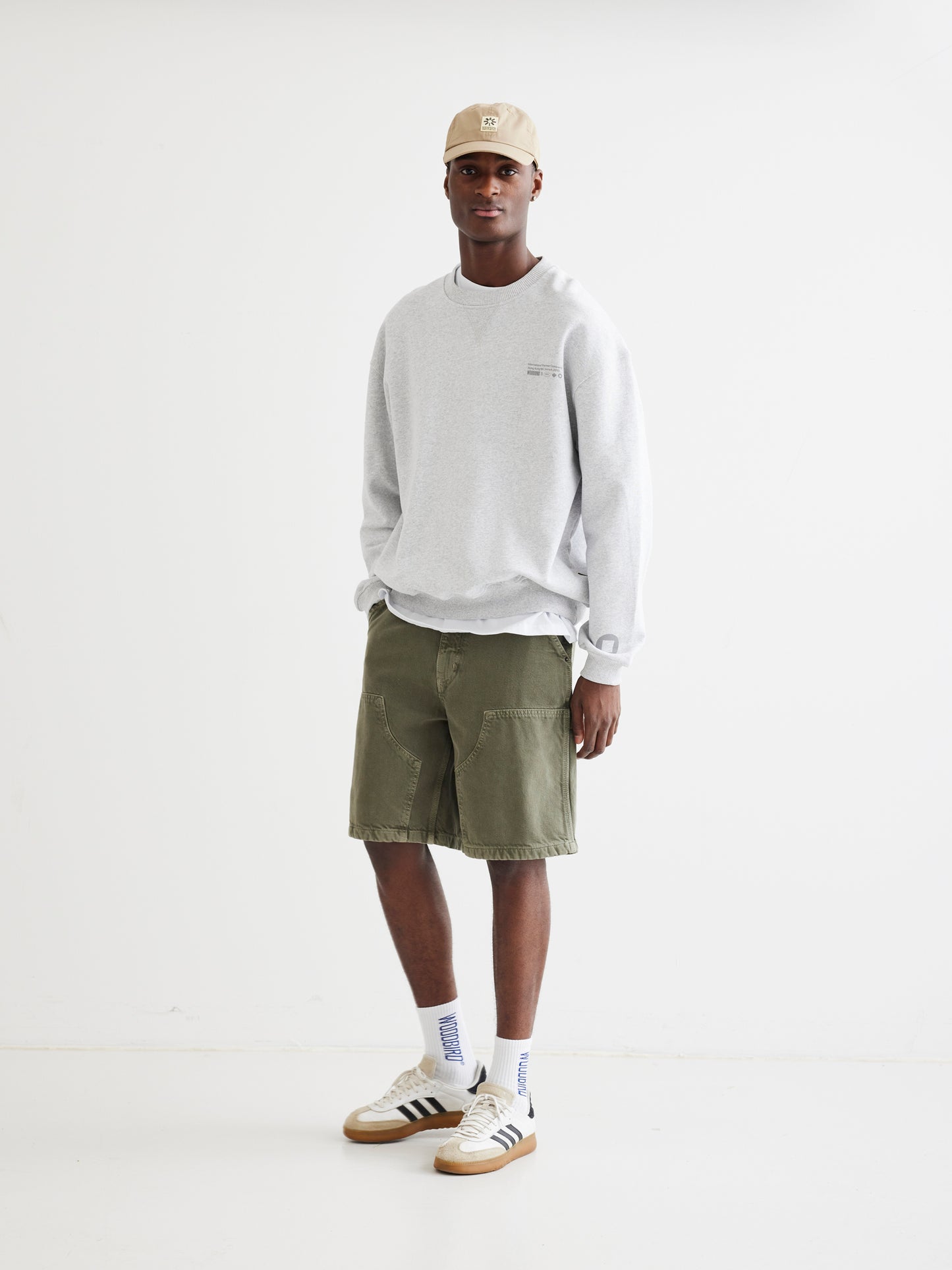 Woodbird WBDizzon Carpenter Shorts Shorts Dust Green