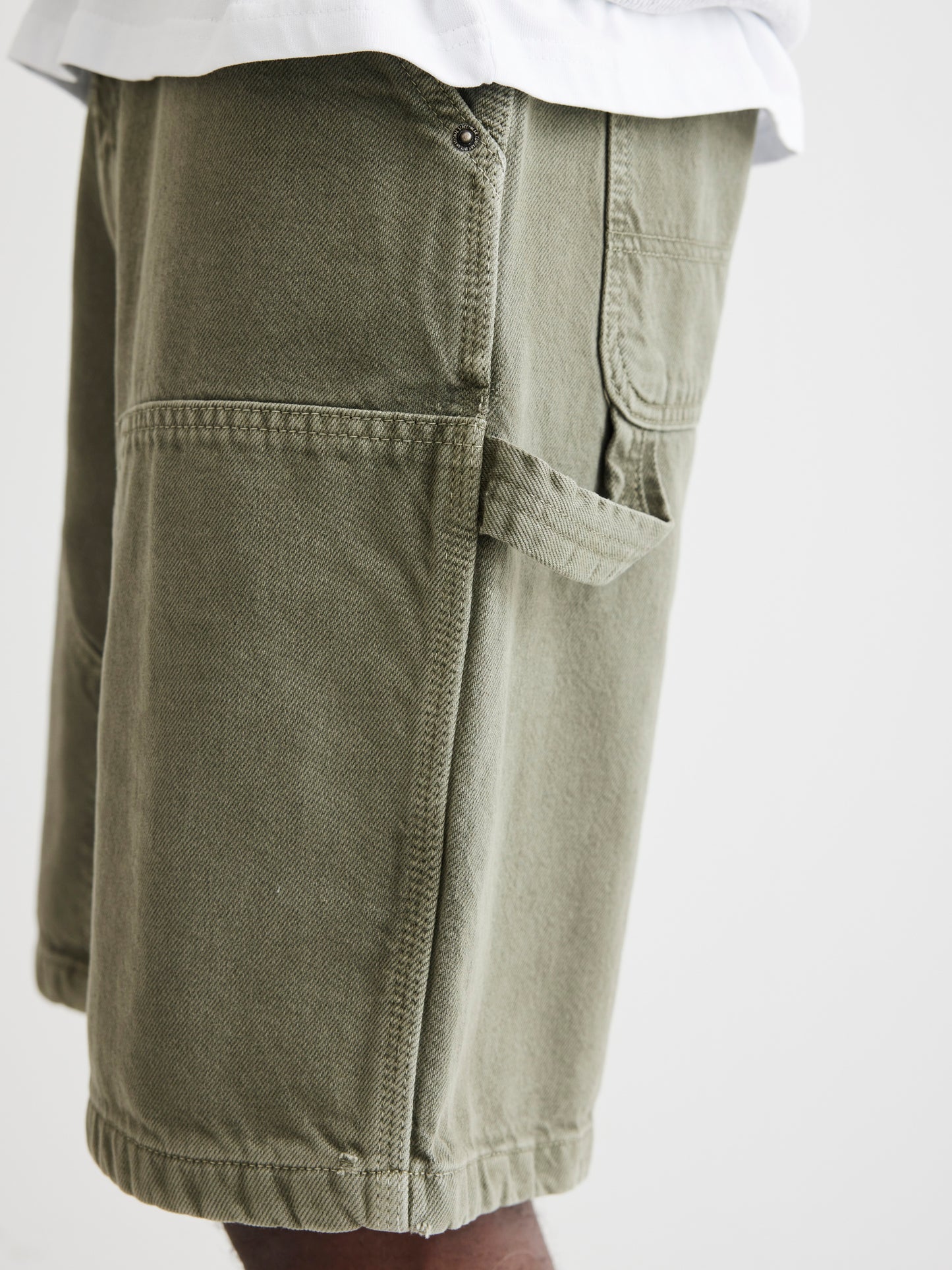 Woodbird WBDizzon Carpenter Shorts Shorts Dust Green