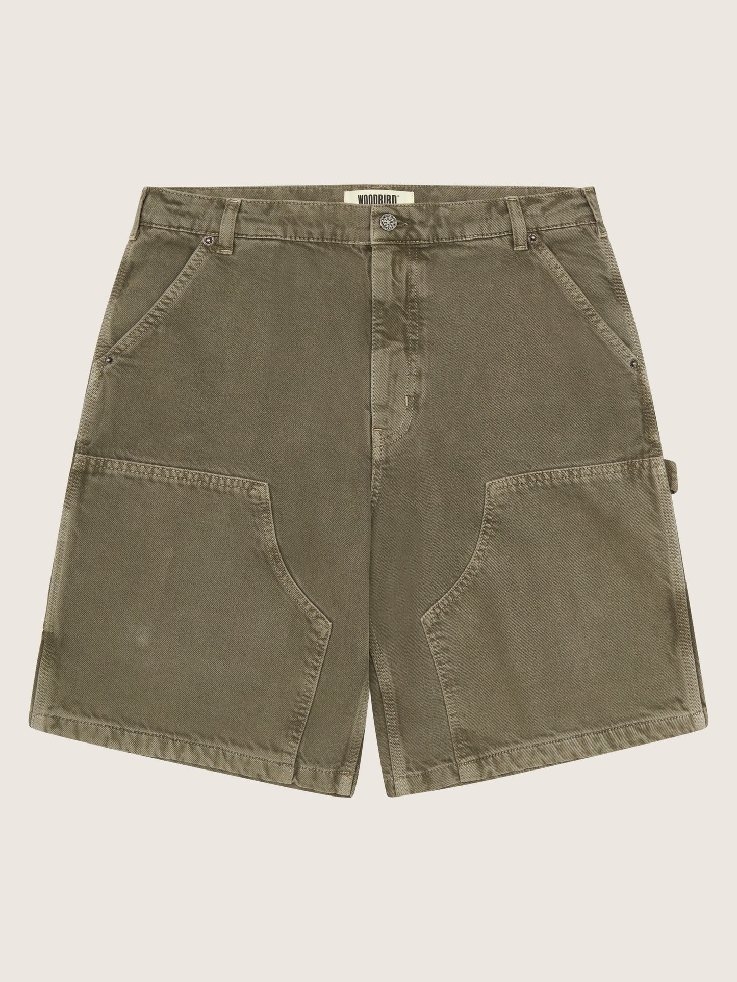 Woodbird WBDizzon Carpenter Shorts Shorts Dust Green