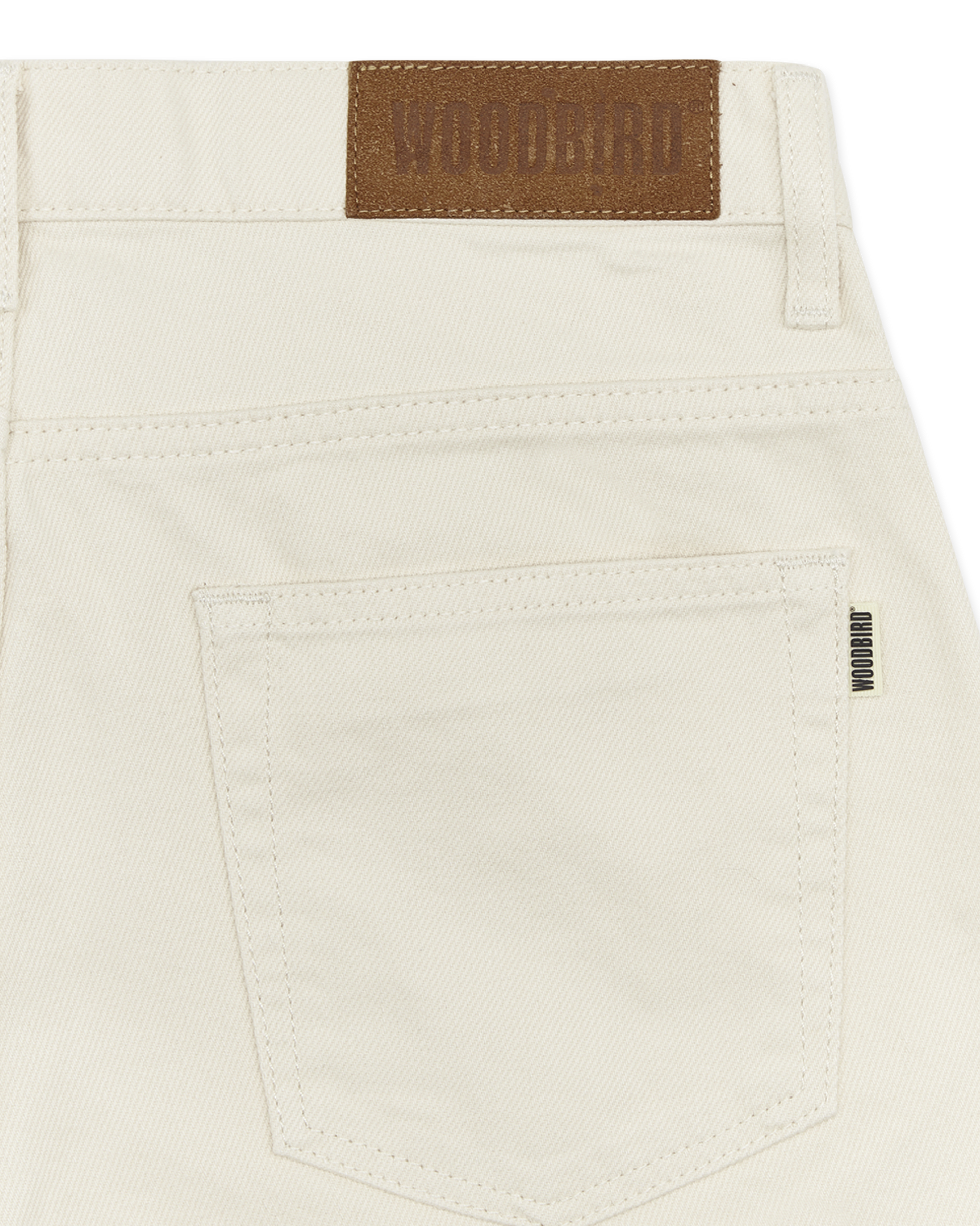 Woodbird WBDoc Twill Pants Jeans Off White