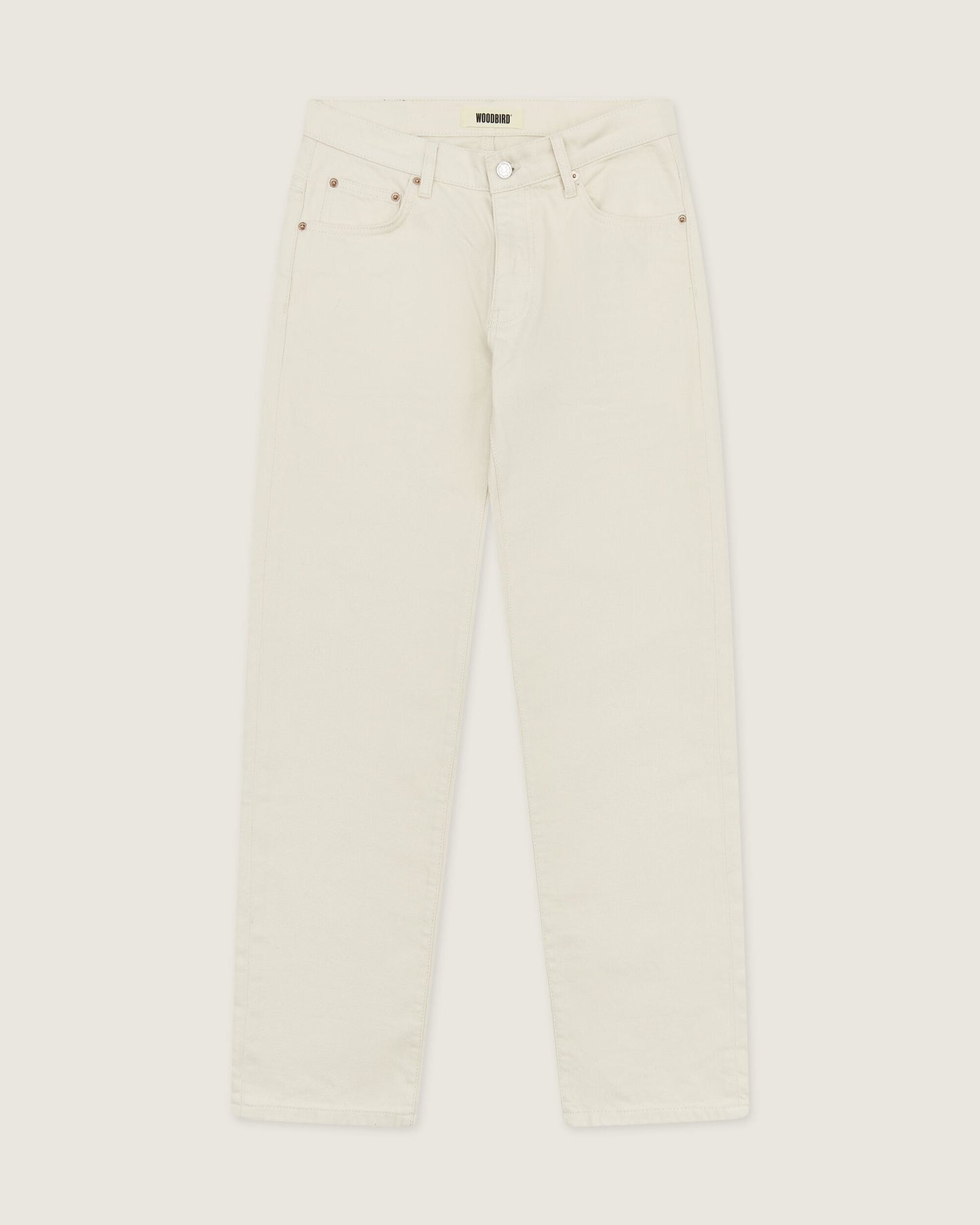 Woodbird WBDoc Twill Pants Jeans Off White