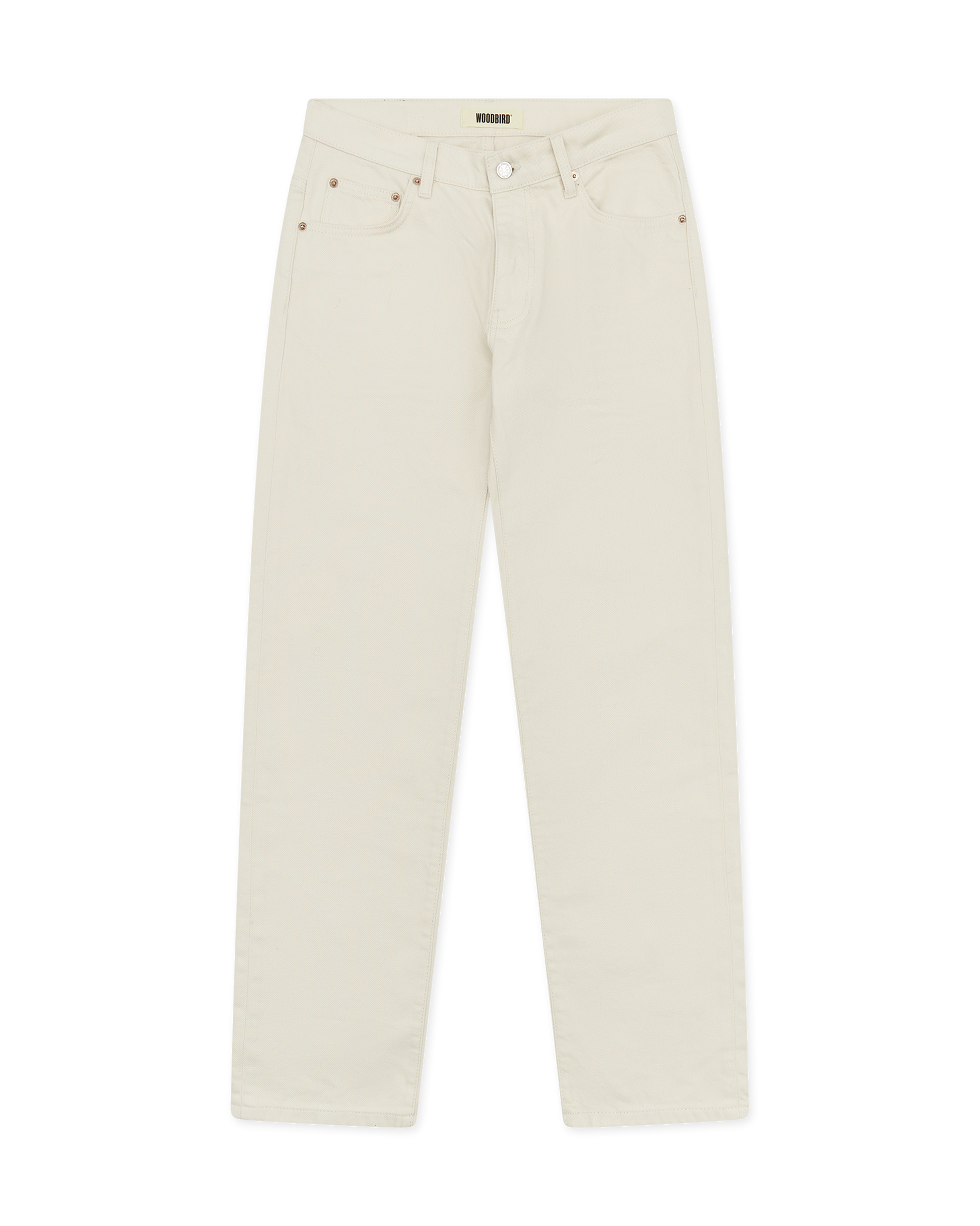 Woodbird WBDoc Twill Pants Jeans Off White