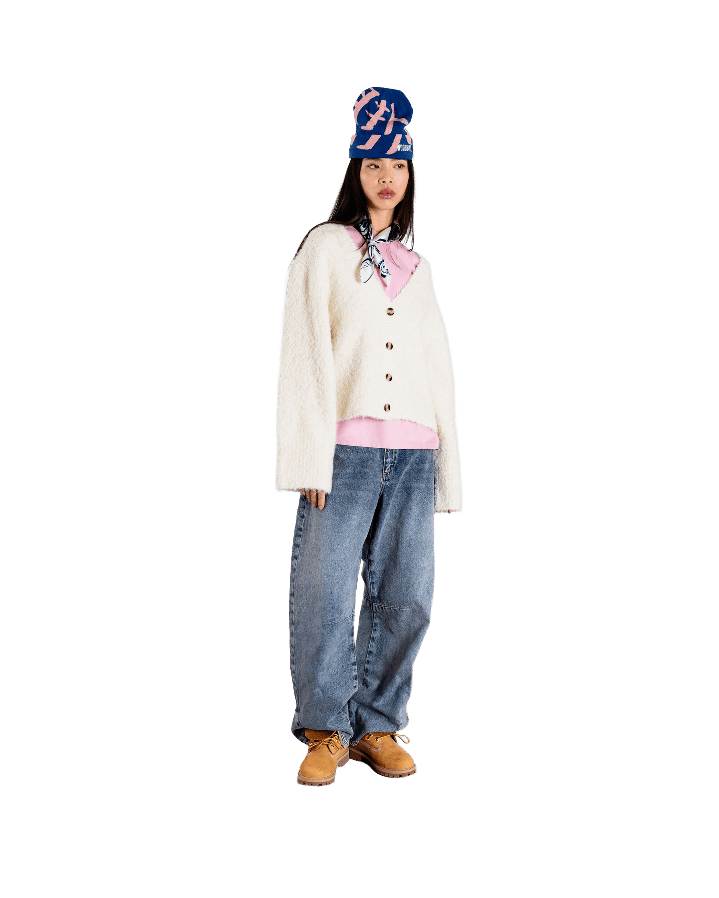 Woodbird Female WBEa Teddy Cardigan Knits Off White