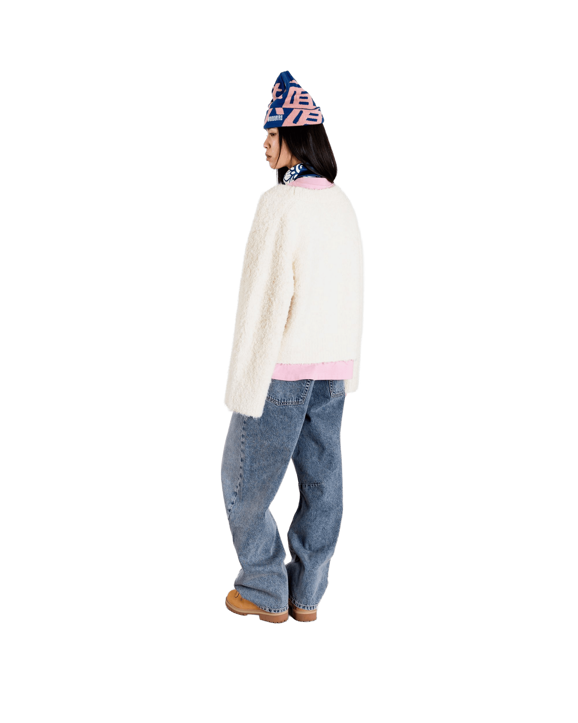 Woodbird Female WBEa Teddy Cardigan Knits Off White