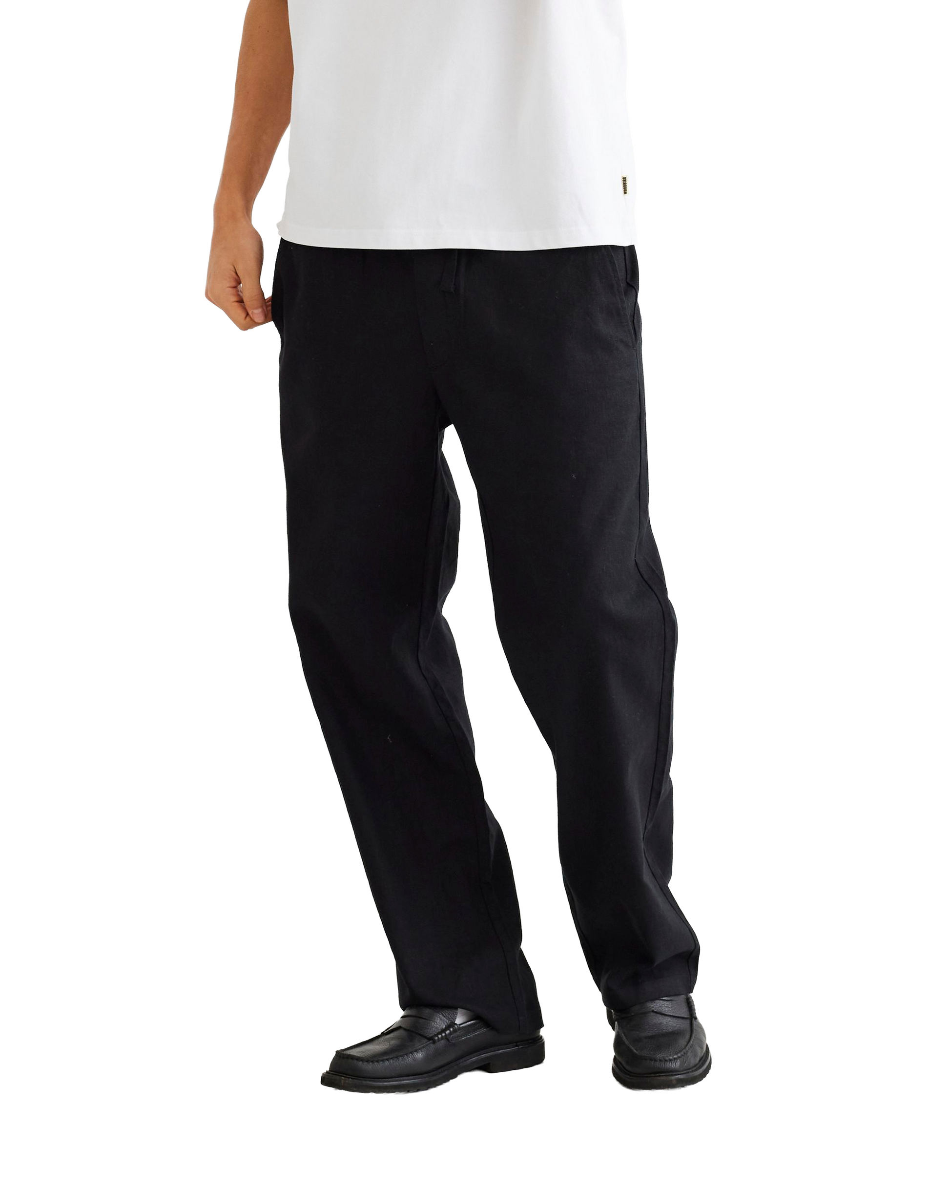 Woodbird WBEik Linen Pant Pants Black
