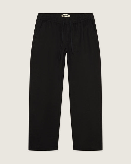 Woodbird WBEik Linen Pant Pants Black