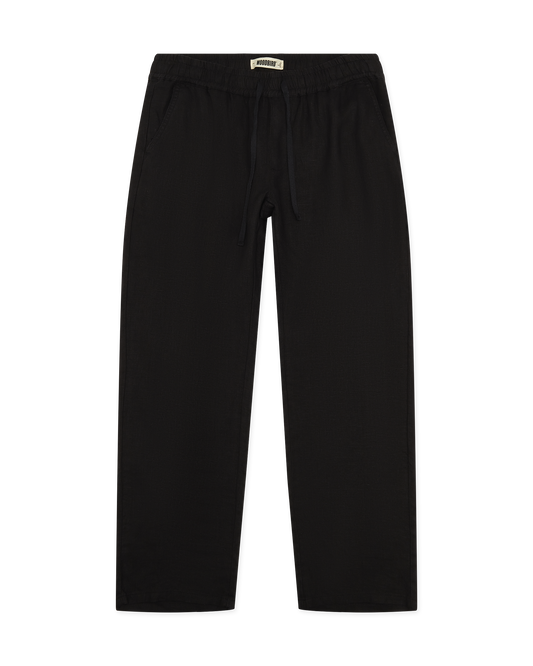 Woodbird WBEik Linen Pant Pants Black