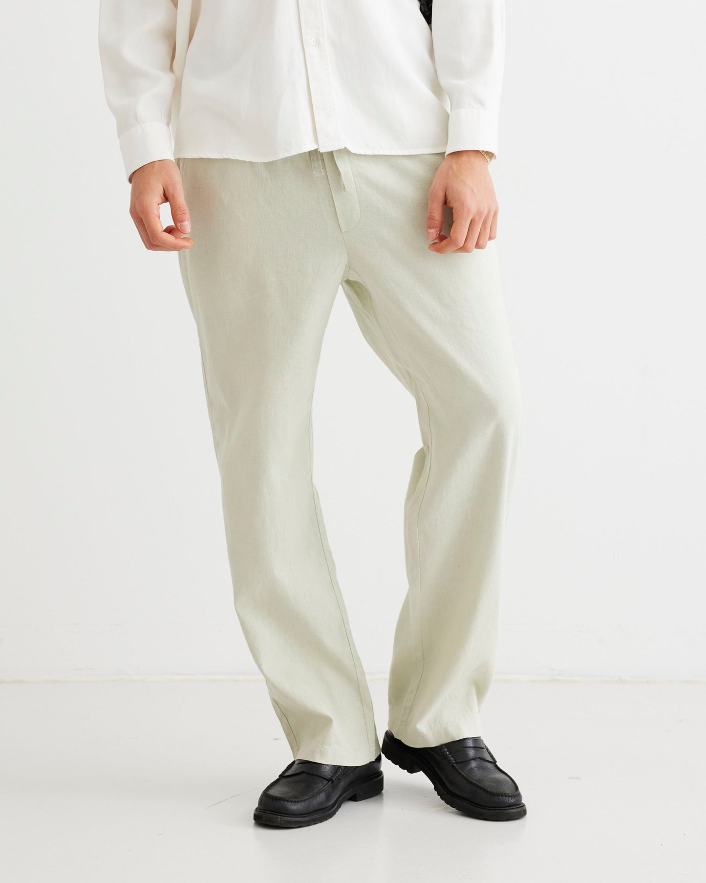 Woodbird WBEik Linen Pant Pants Mint Green
