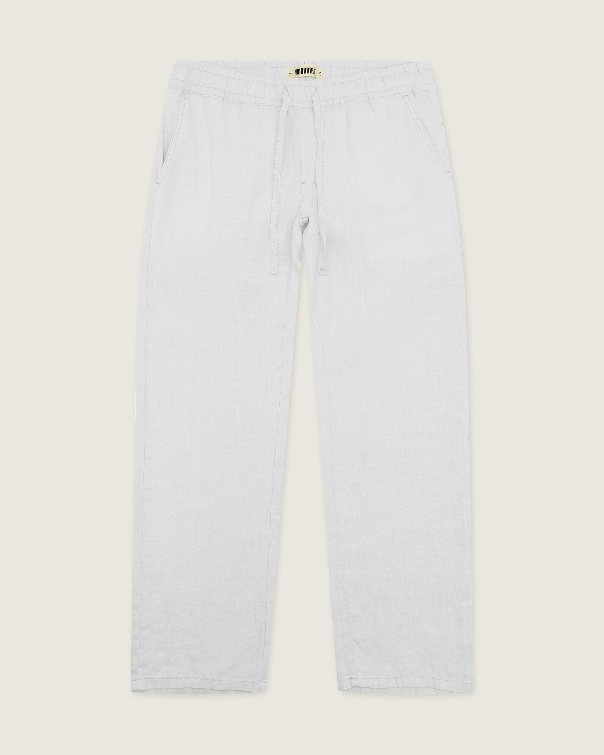 Woodbird WBEik Linen Pant Pants Off White