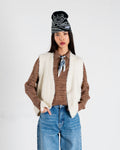 WBEva Teddy Vest - Off White
