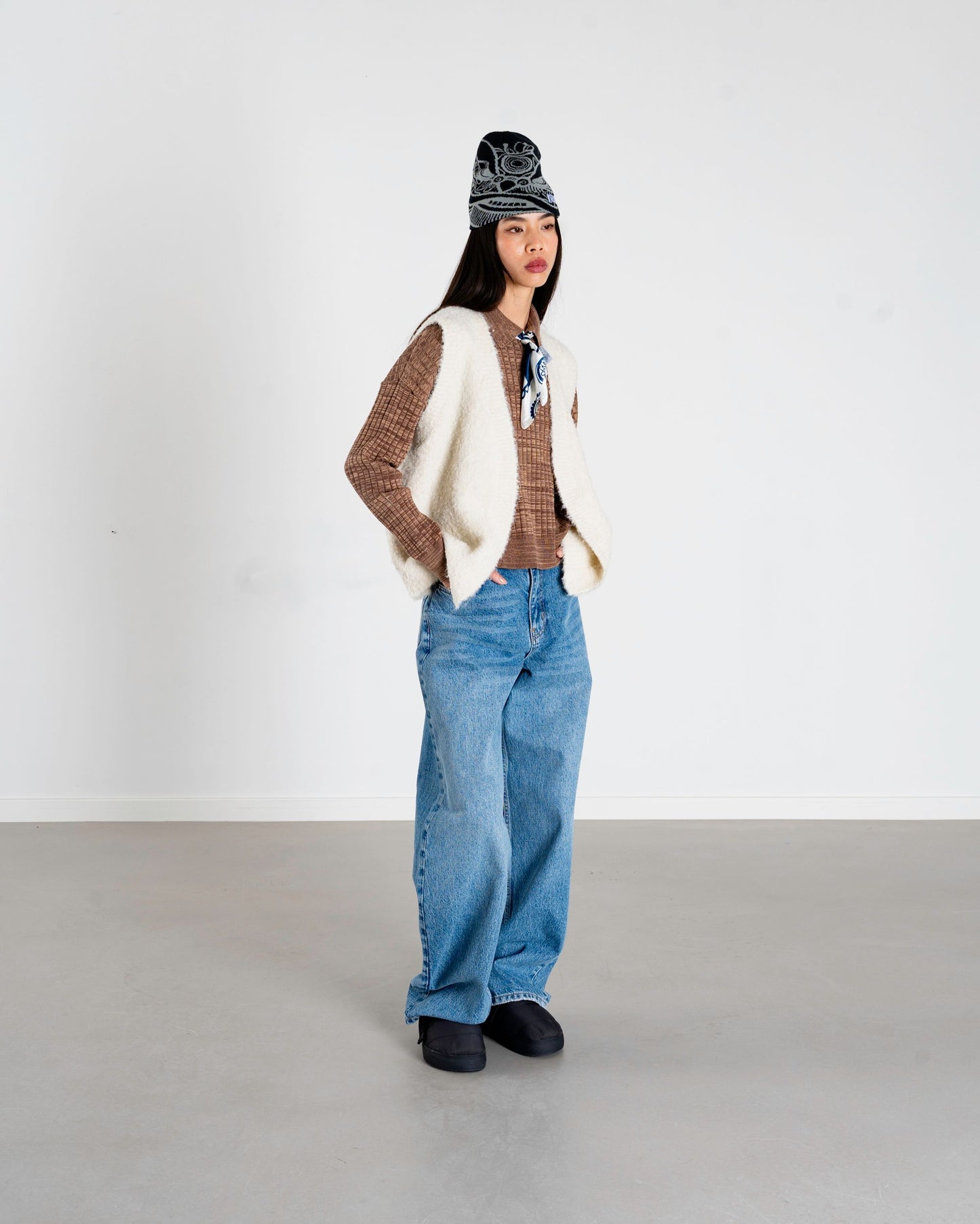 Woodbird Female WBEva Teddy Vest Knits Off White