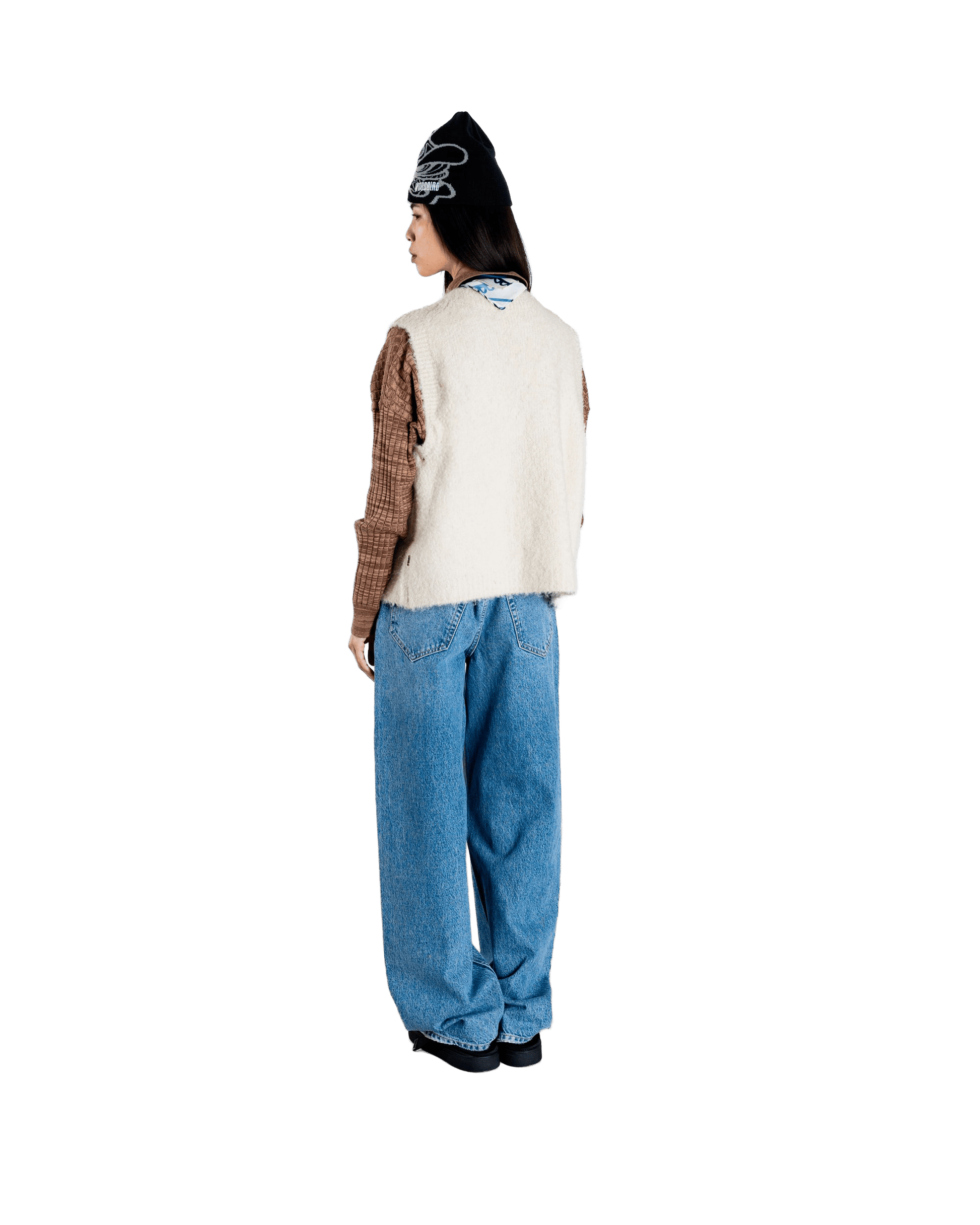 Woodbird Female WBEva Teddy Vest Knits Off White