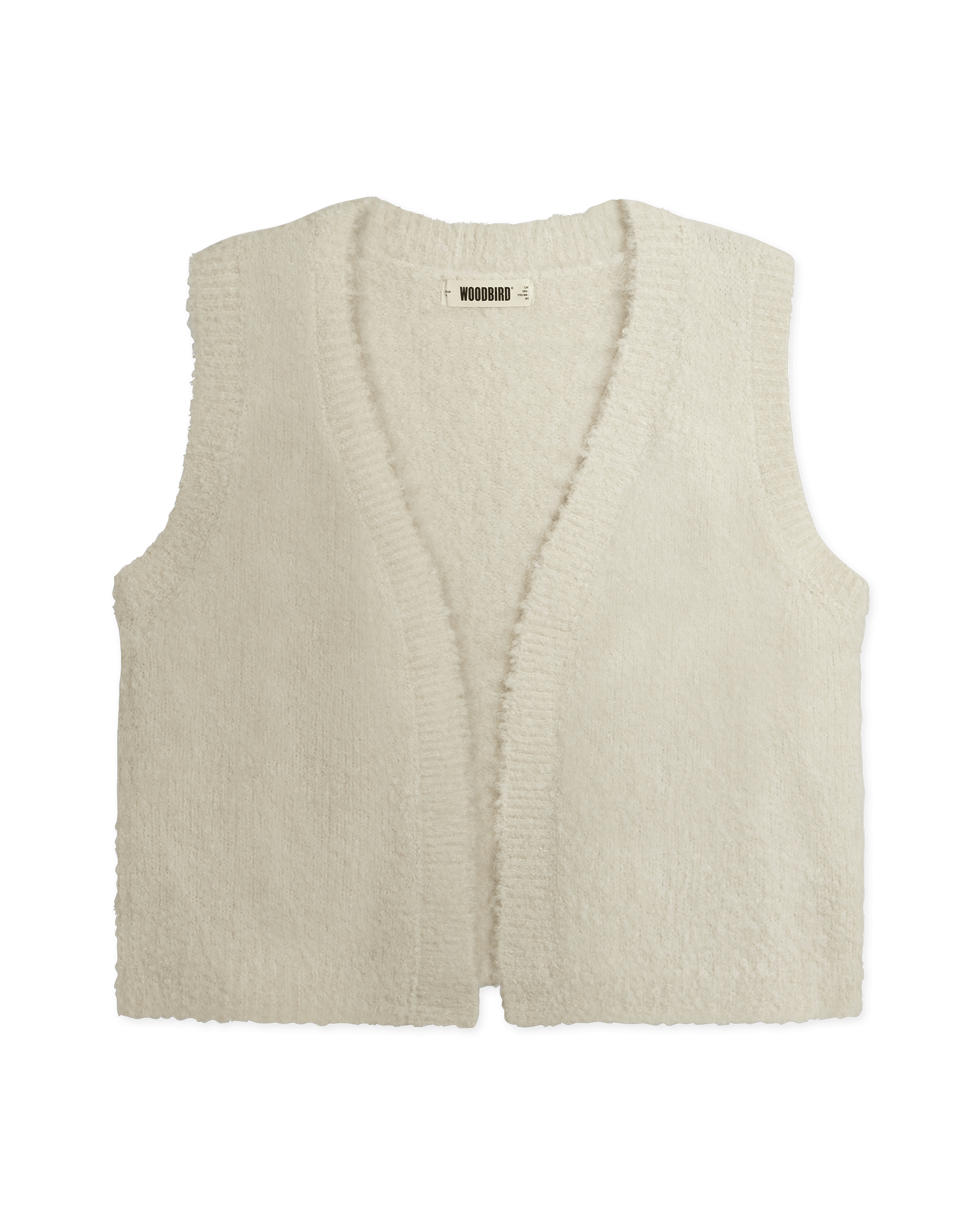 Woodbird Female WBEva Teddy Vest Knits Off White
