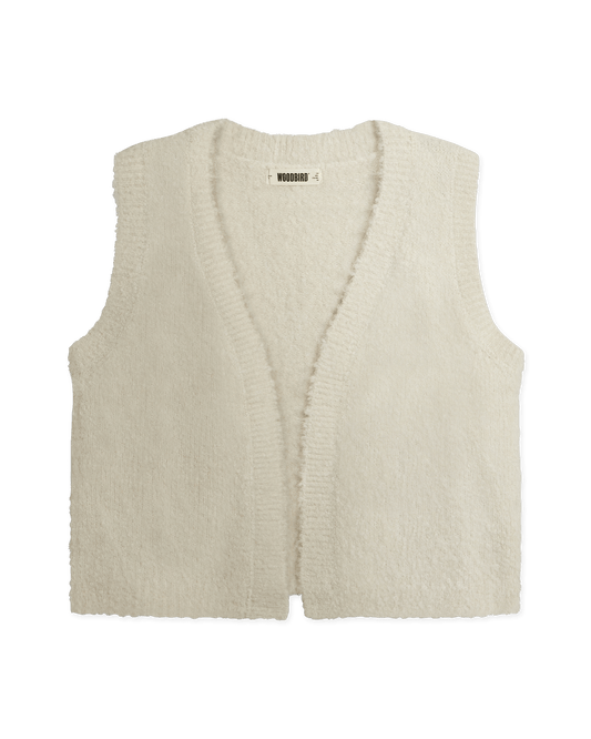 Woodbird Female WBEva Teddy Vest Knits Off White