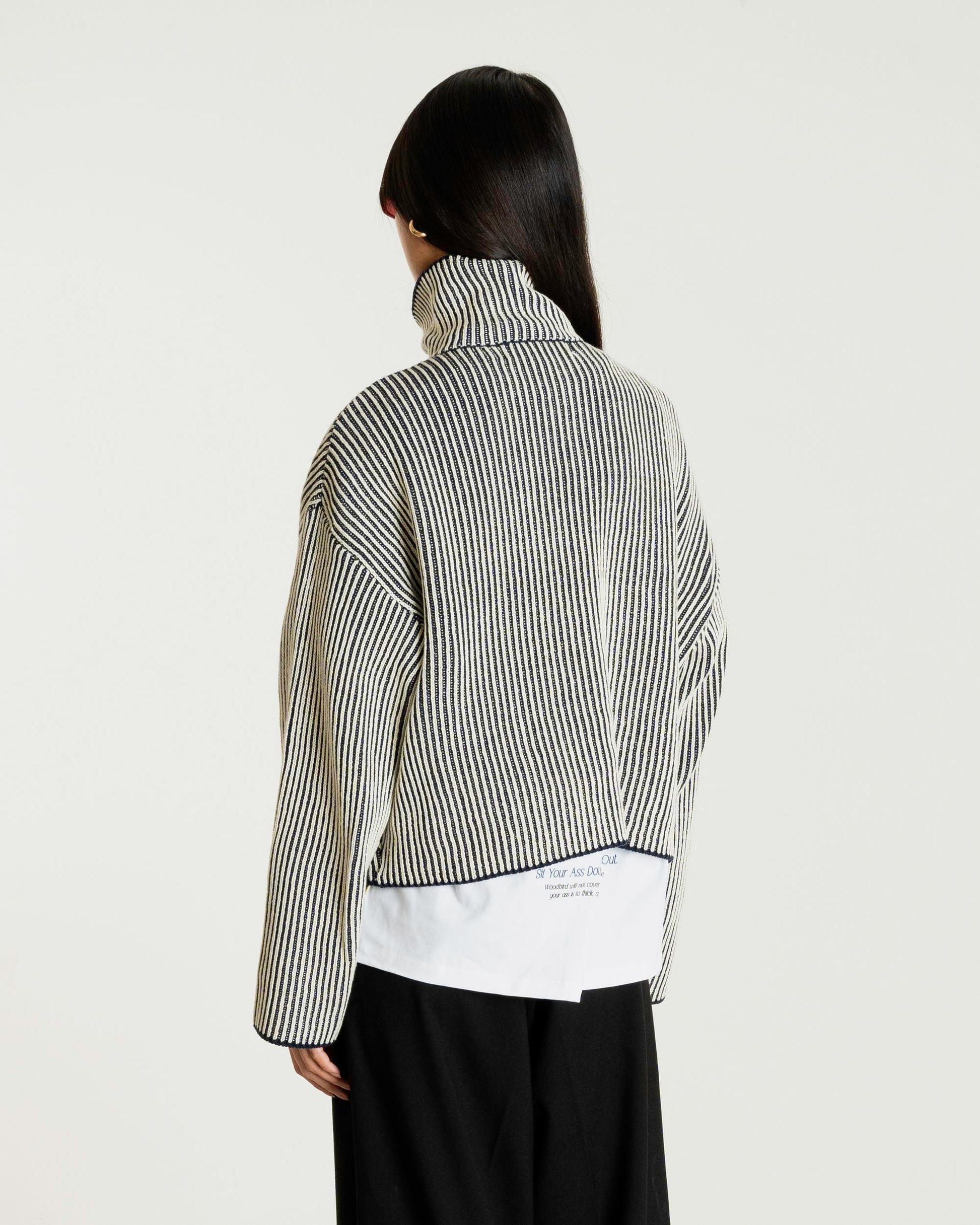 Woodbird Female WBFang Half-Zipper Knit Knits Sand