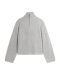 WBFang Half Zip Knit - Light Grey