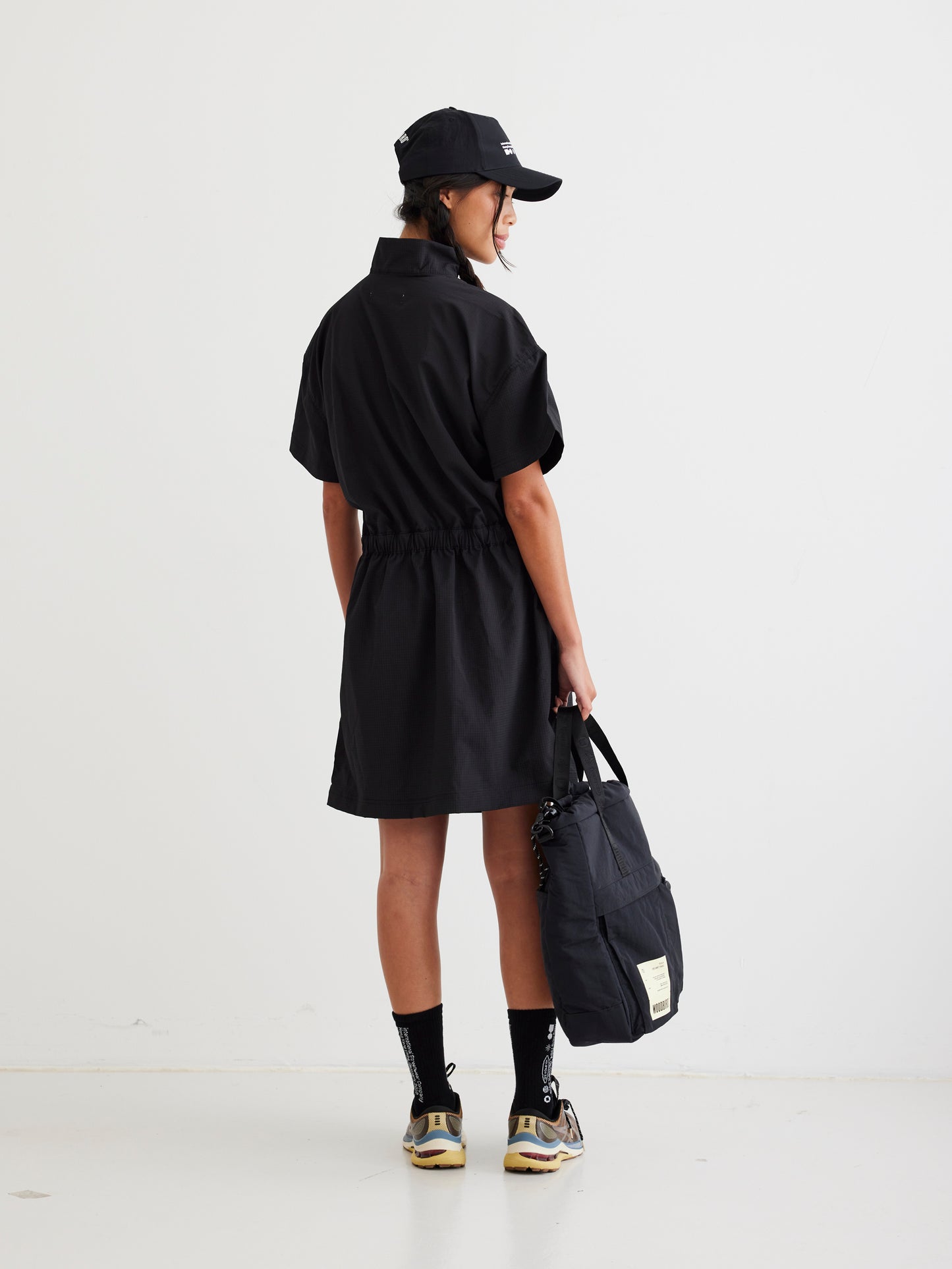 Woodbird Female WBFiona Rib-Tech Dress Dresses Black