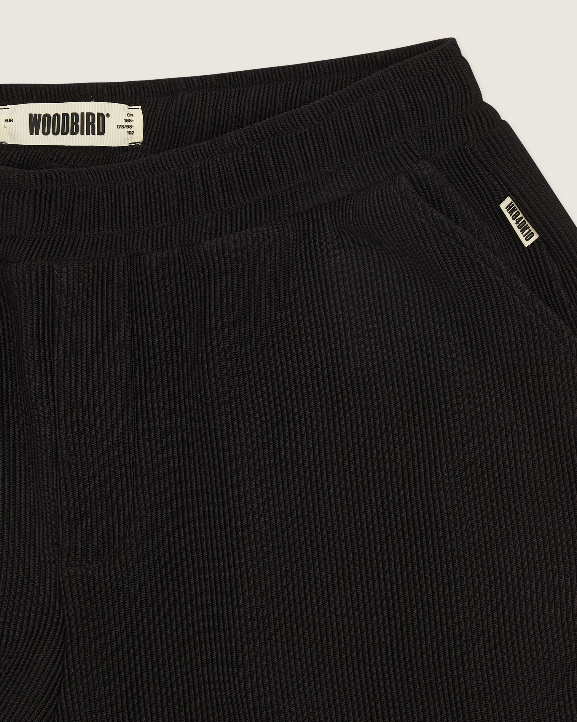 Woodbird WBIvo Plisse Pant Pants Black