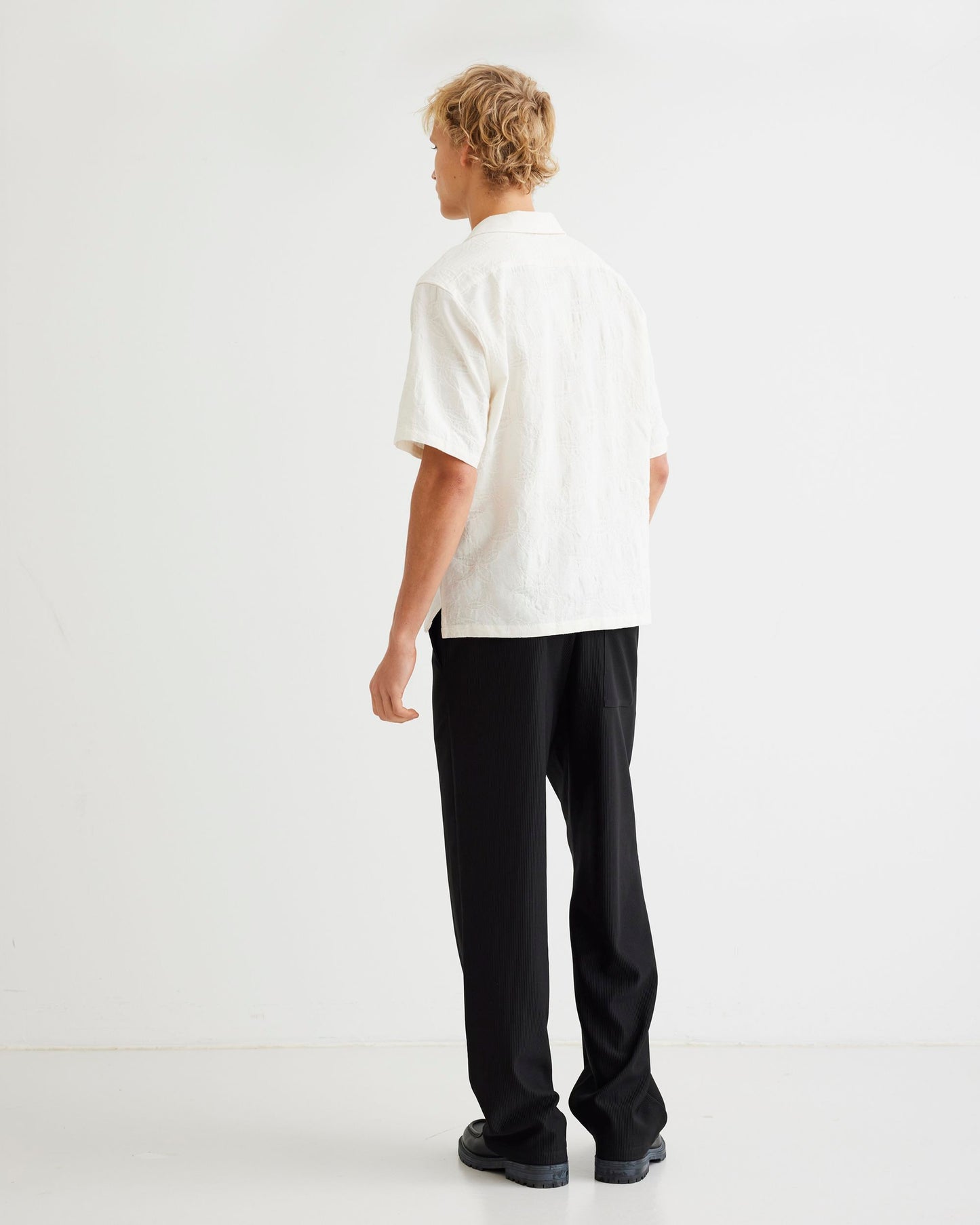 Woodbird WBIvo Plisse Pant Pants Black