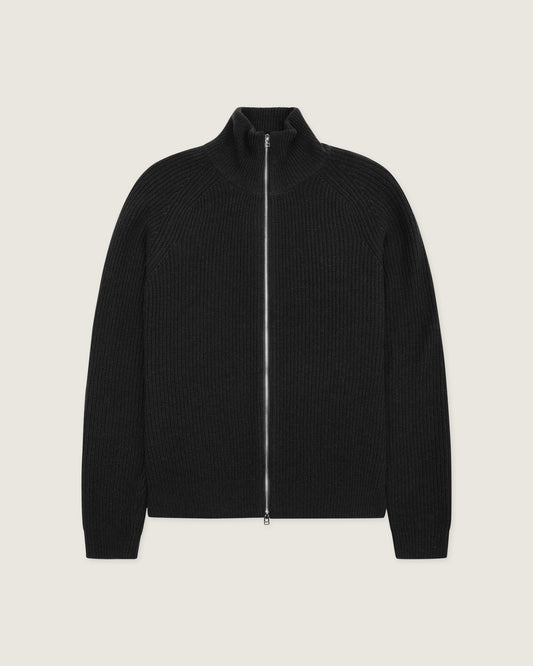 Woodbird WBJass Wool Zip Knits Black