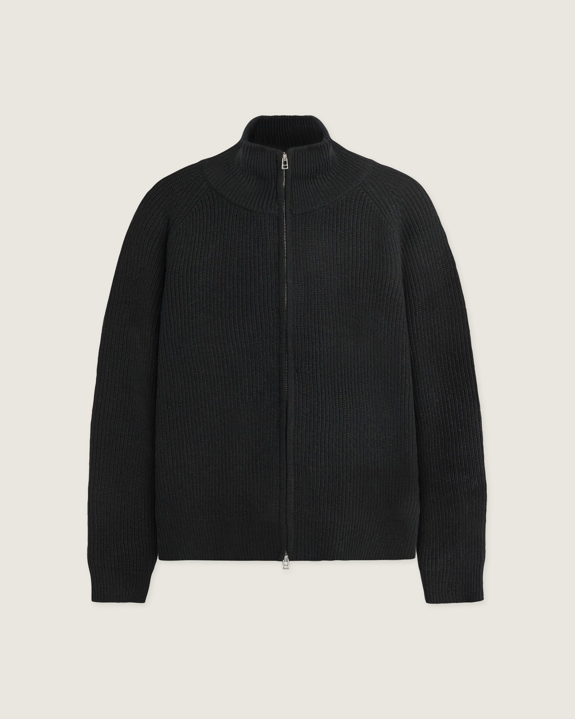 Woodbird WBJass Wool Zip Knits Black