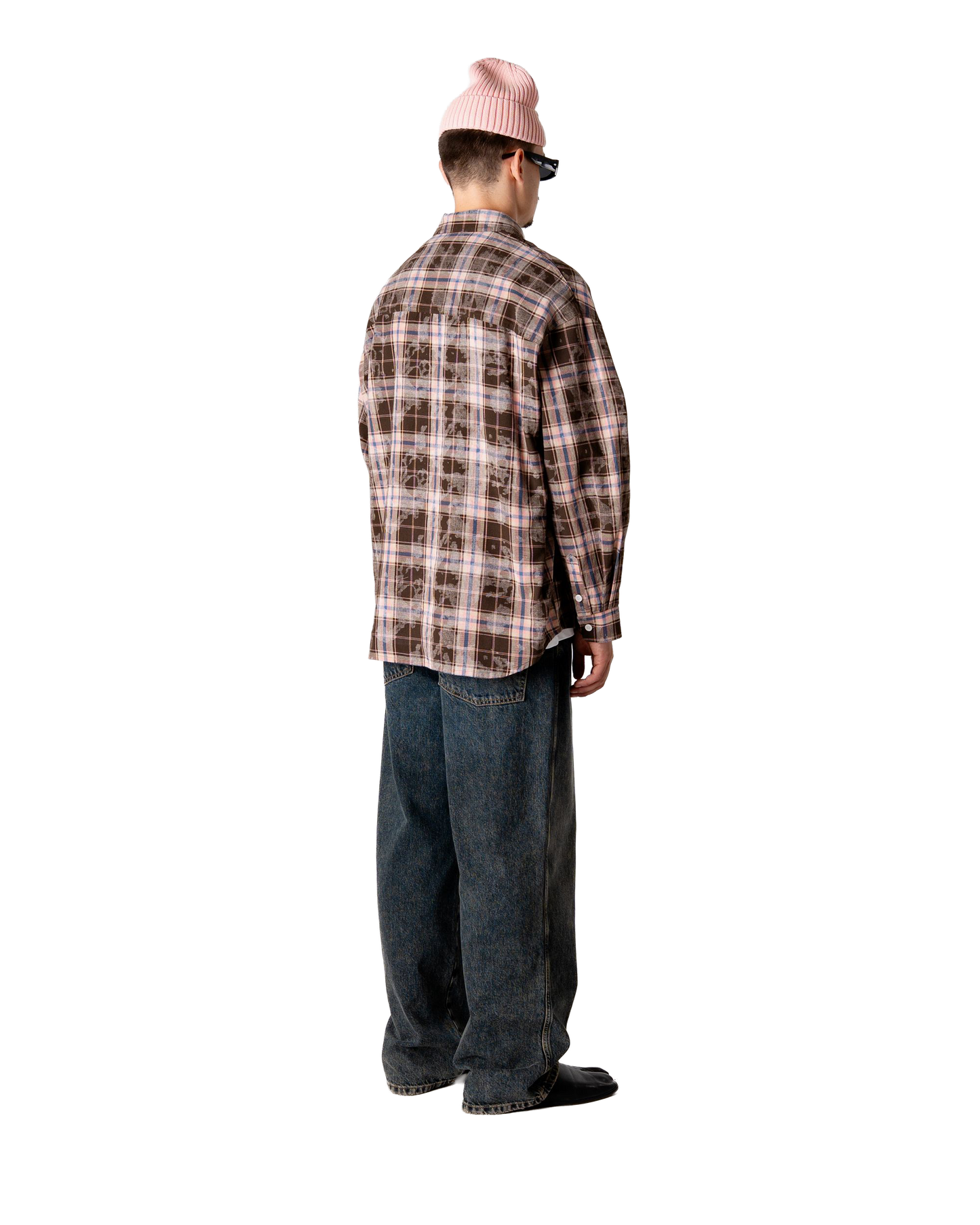 Woodbird WBJong Check Shirt Shirts Brown Check