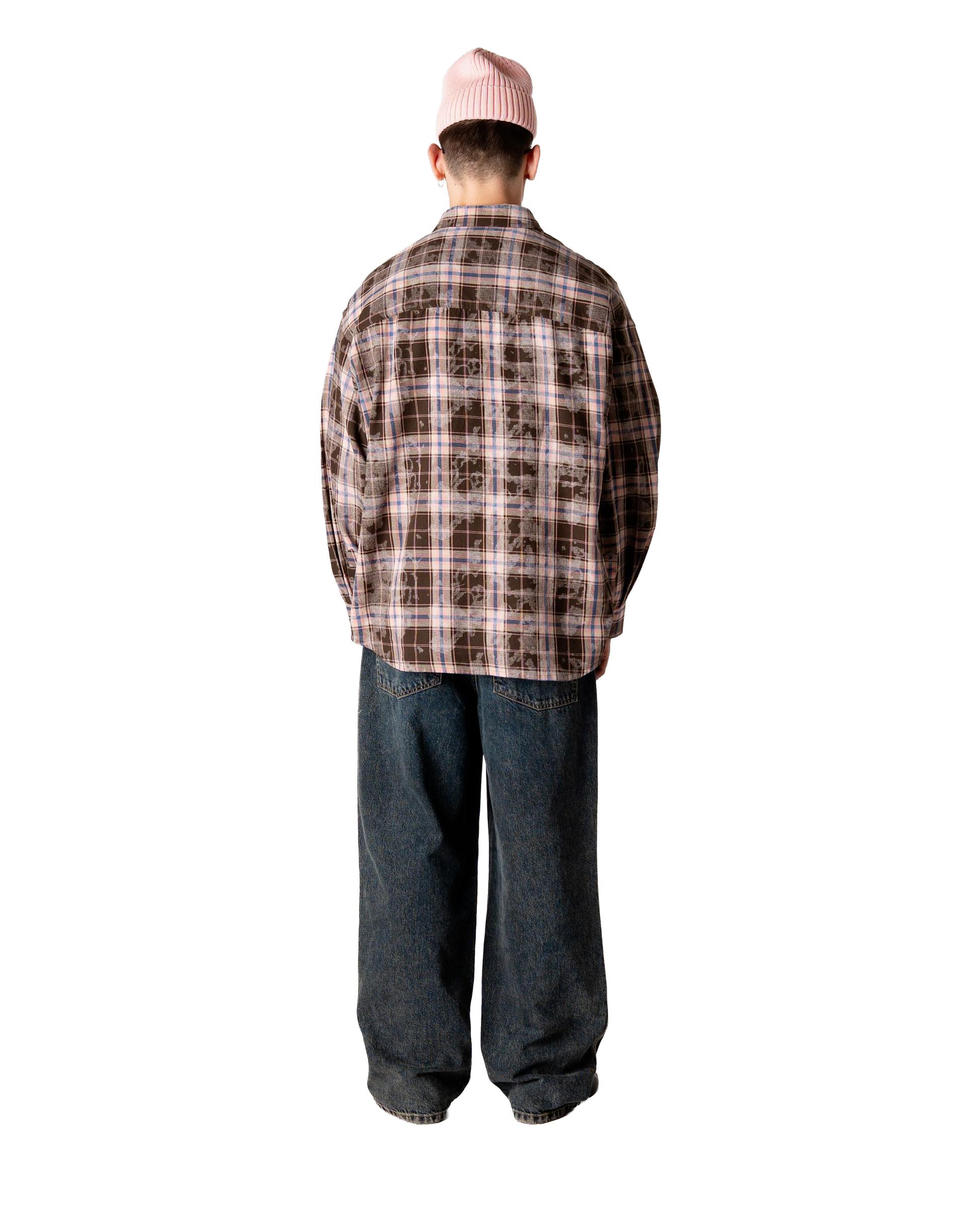 Woodbird WBJong Check Shirt Shirts Brown Check