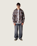 WBJong Ripped Shirt - Brown Check