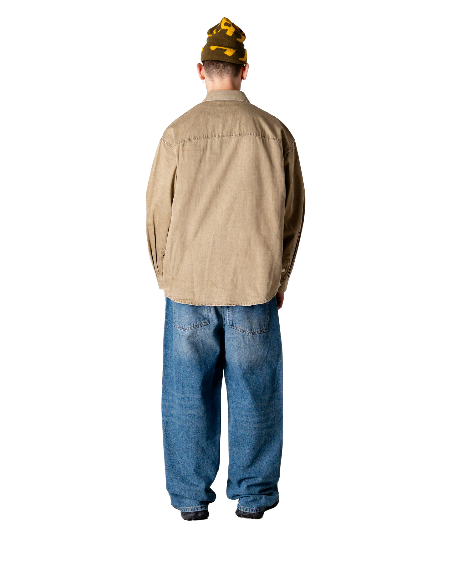 Woodbird WBJong Washed Shirt Shirts Stone