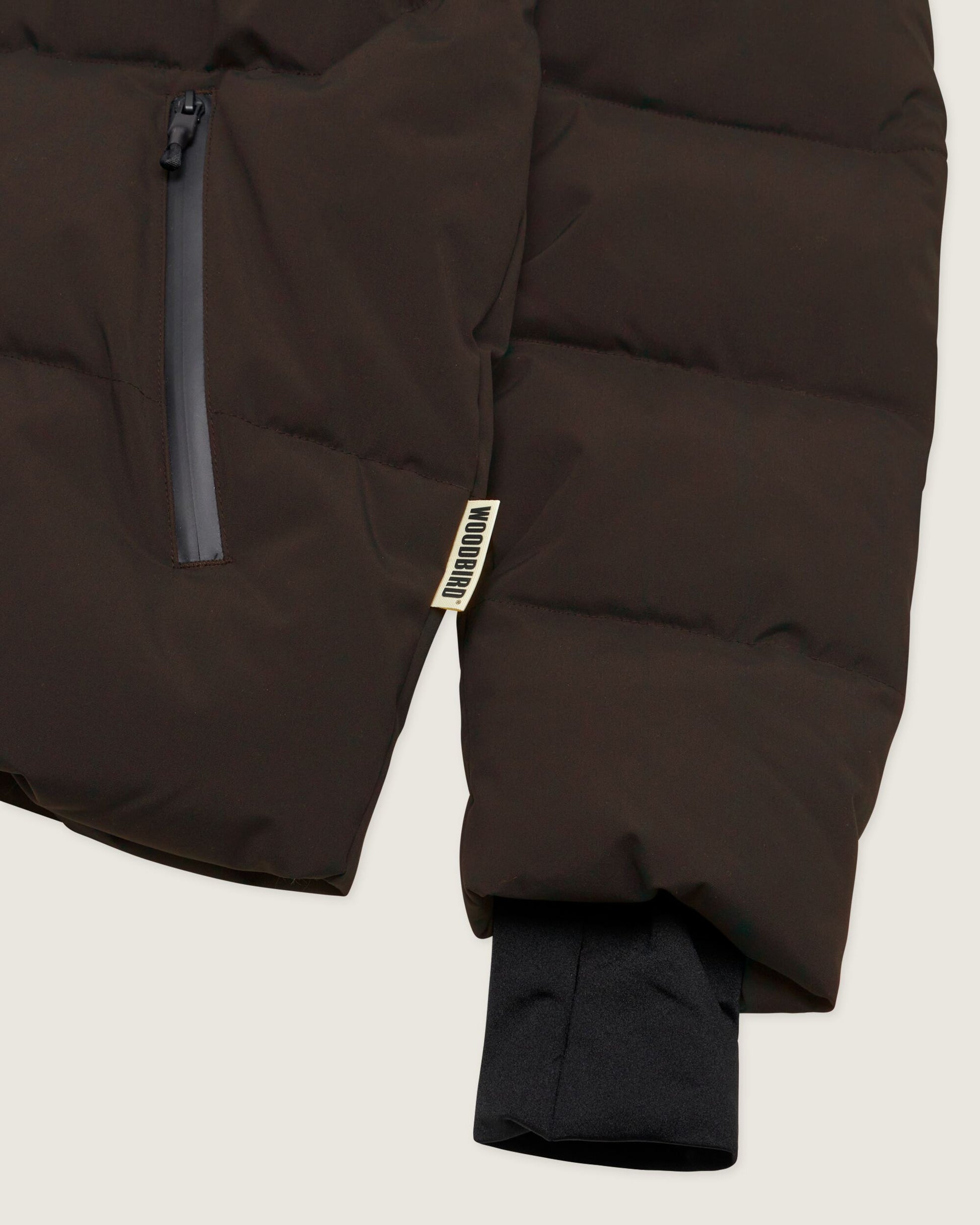 Woodbird WBJoseph Tech Jacket Outerwear Chocolate brown