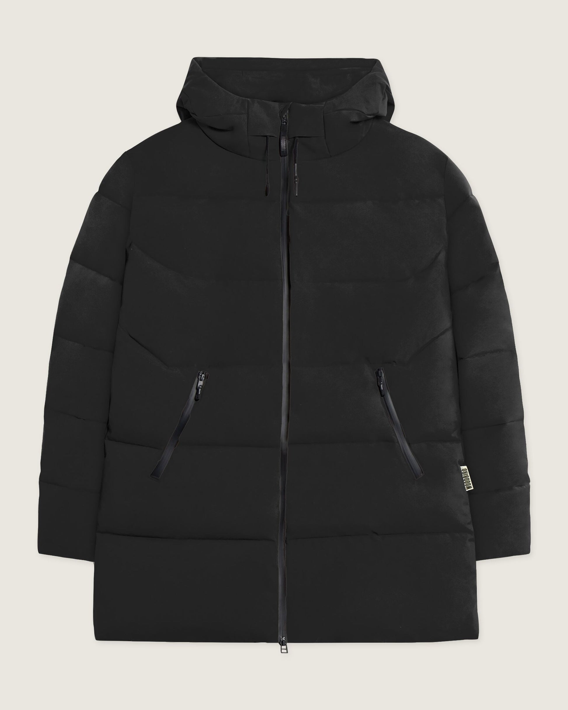 Woodbird WBJoseph Tech Long Jacket Outerwear Black