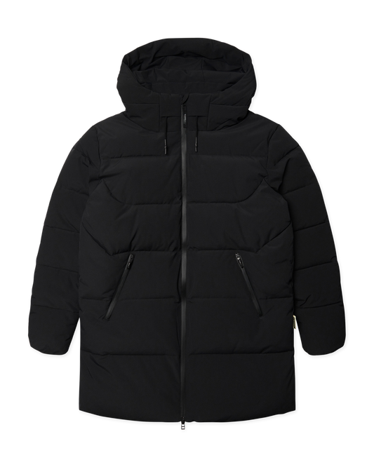 Woodbird WBJoseph Tech Long Jacket Outerwear Black