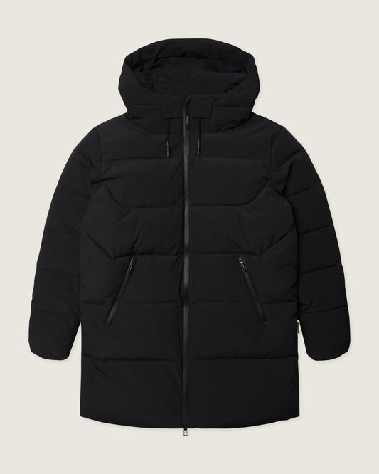 Woodbird WBJoseph Tech Long Jacket Outerwear Black