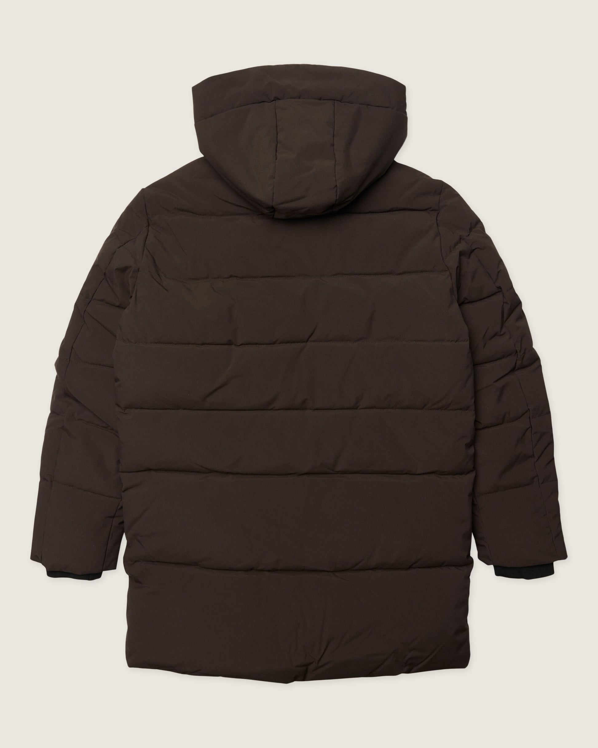 Woodbird WBJoseph Tech Long Jacket Outerwear Dark Brown