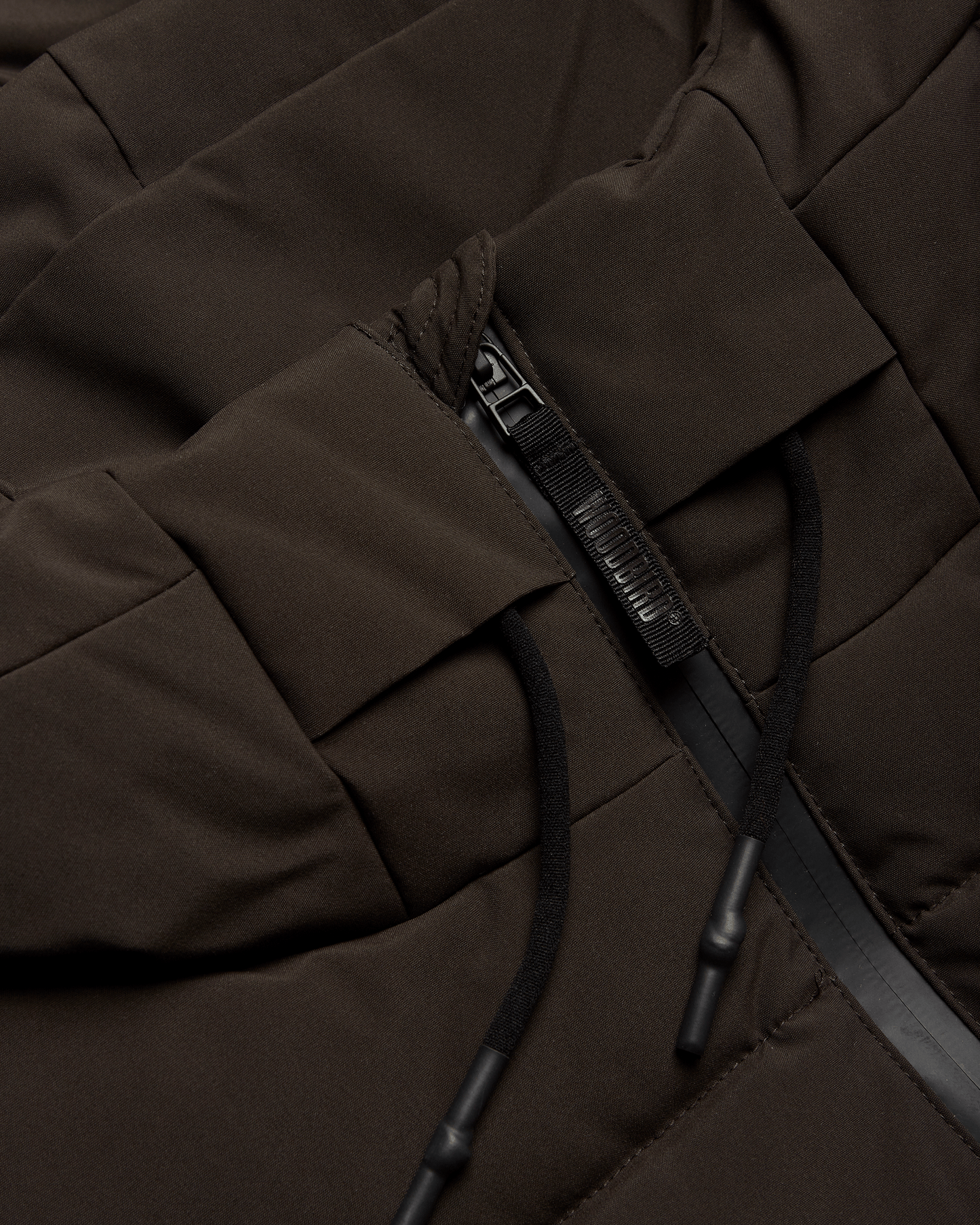 Woodbird WBJoseph Tech Long Jacket Outerwear Dark Brown