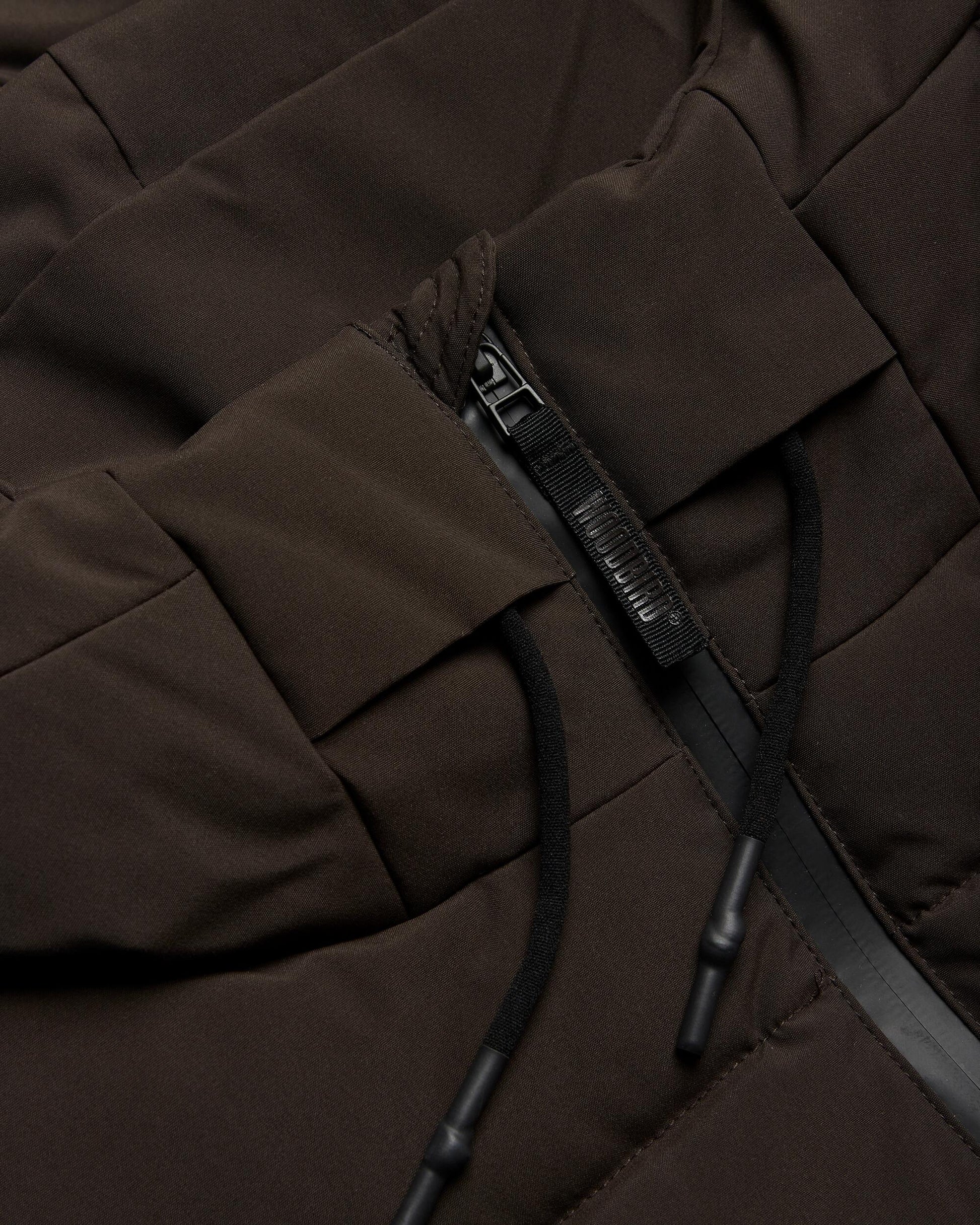 Woodbird WBJoseph Tech Long Jacket Outerwear Dark Brown